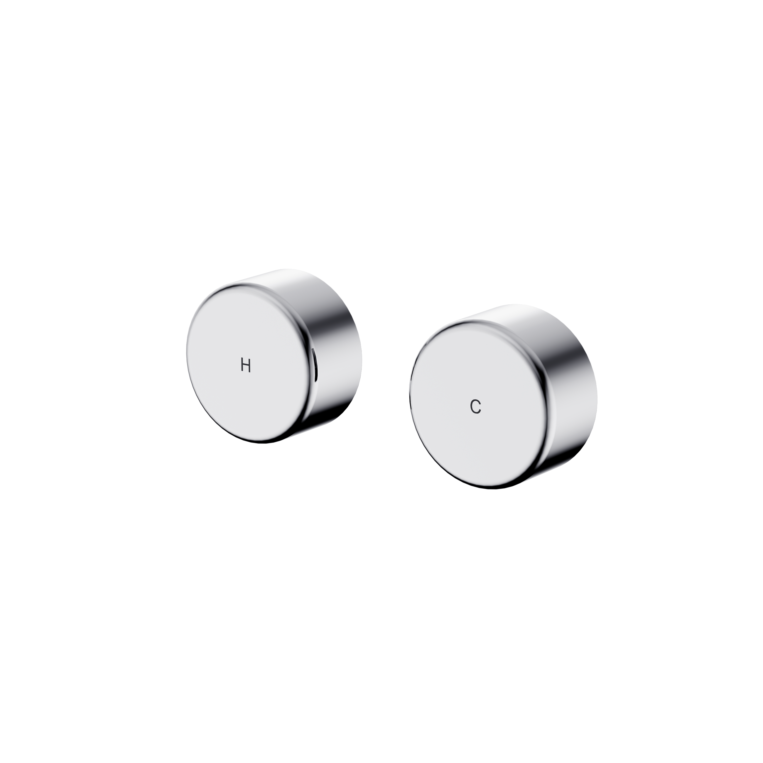 Serenity Wall Top Assembly With Metal Handle Chrome