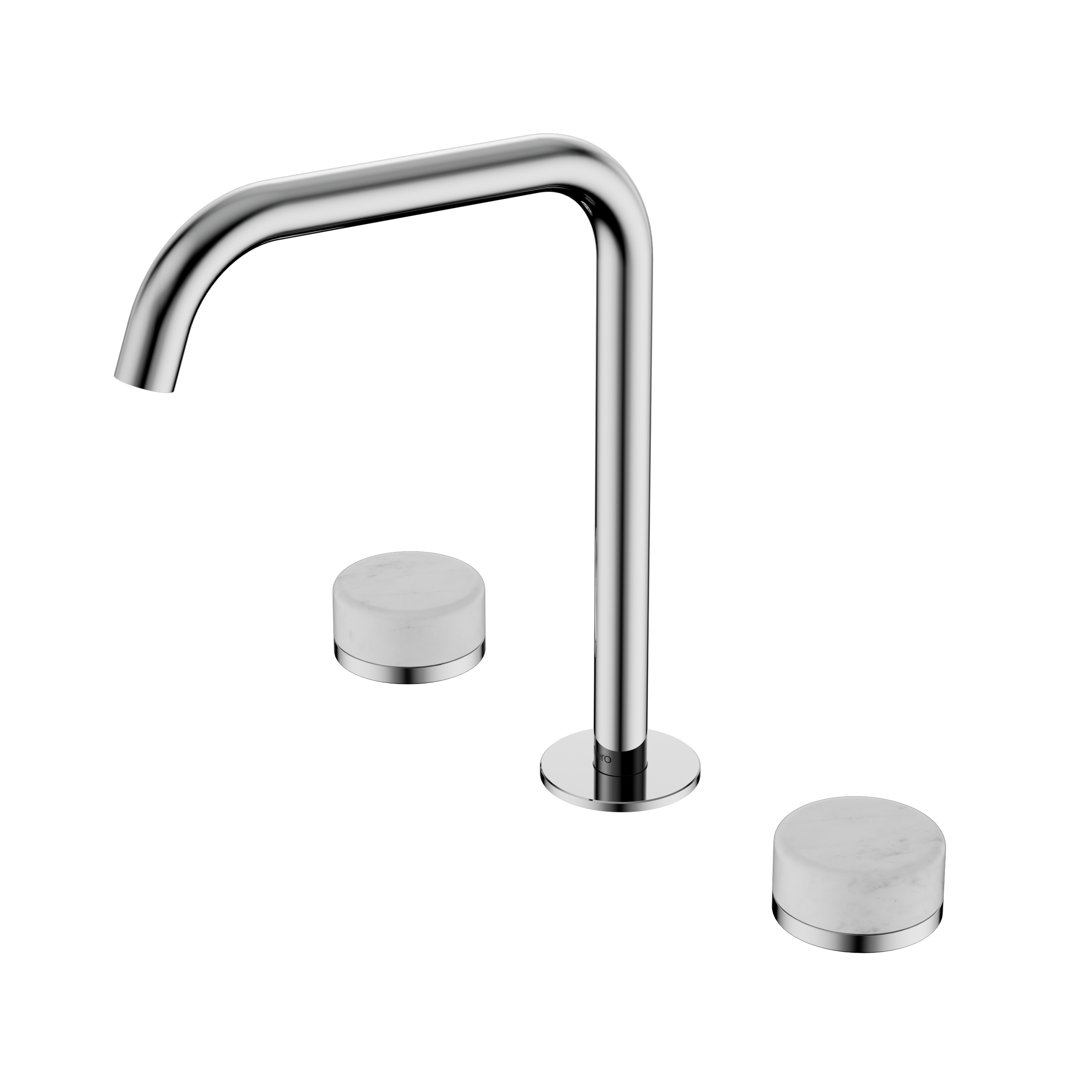 Serenity Bath/Kitchen Set Edge Spout With Carrara Handle Chrome