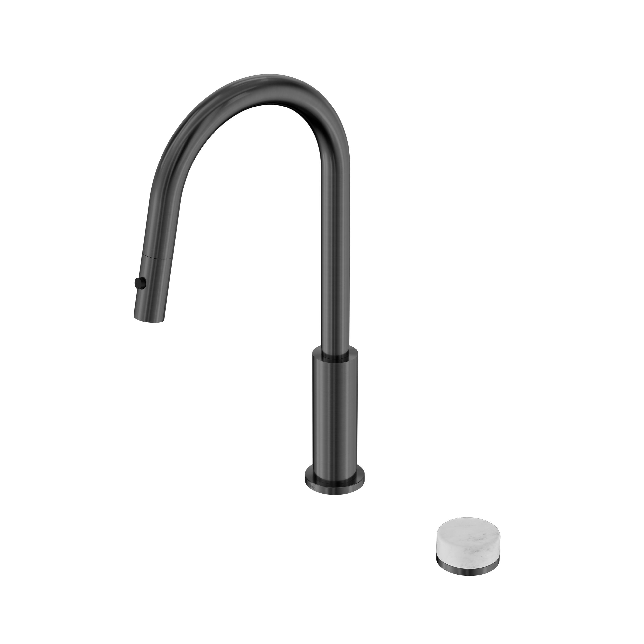Serenity Progressive Pull Out kitchen Set With Carrara Handle Gun Metal