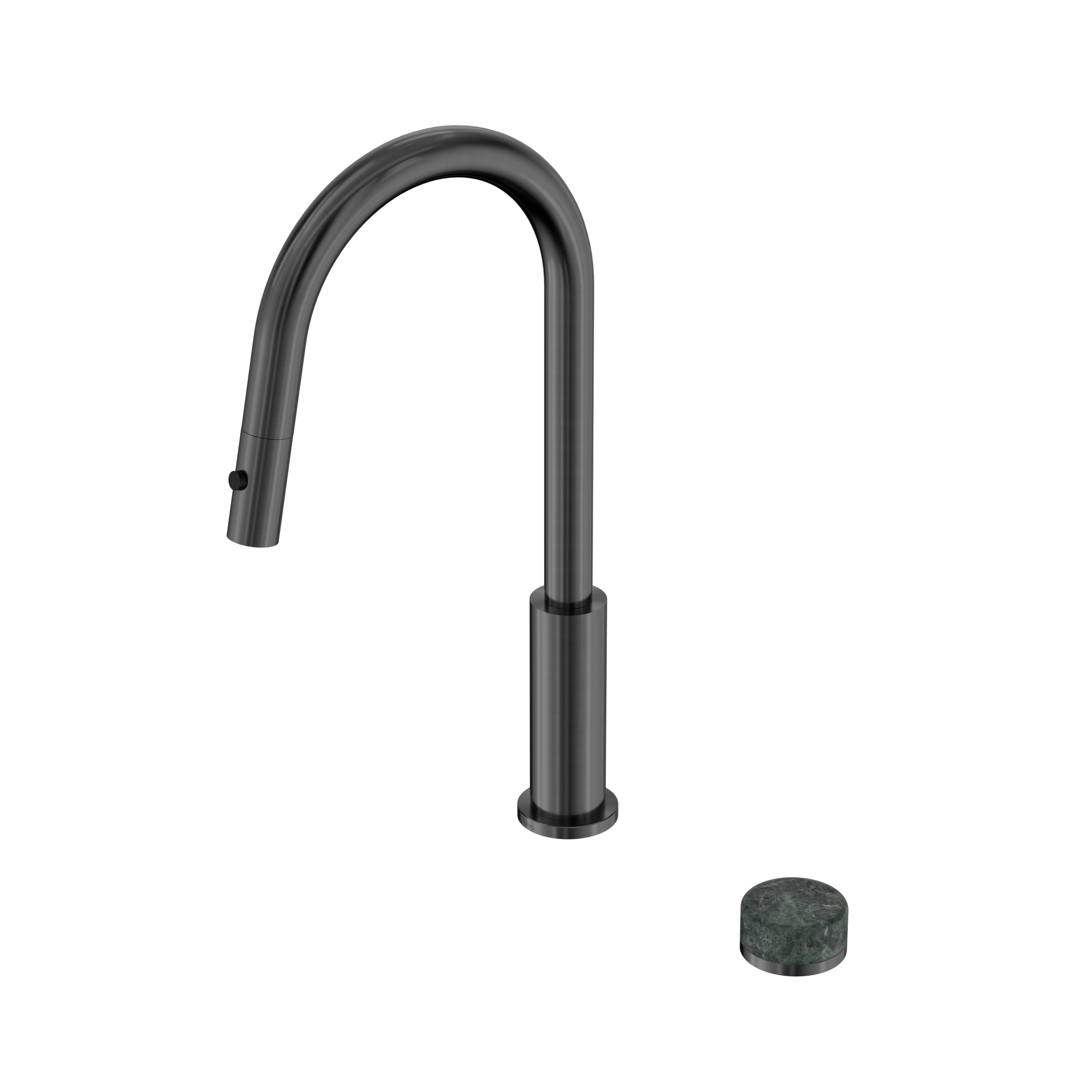Serenity Progressive Pull Out kitchen Set With Verde Alpi Handle Gun Metal