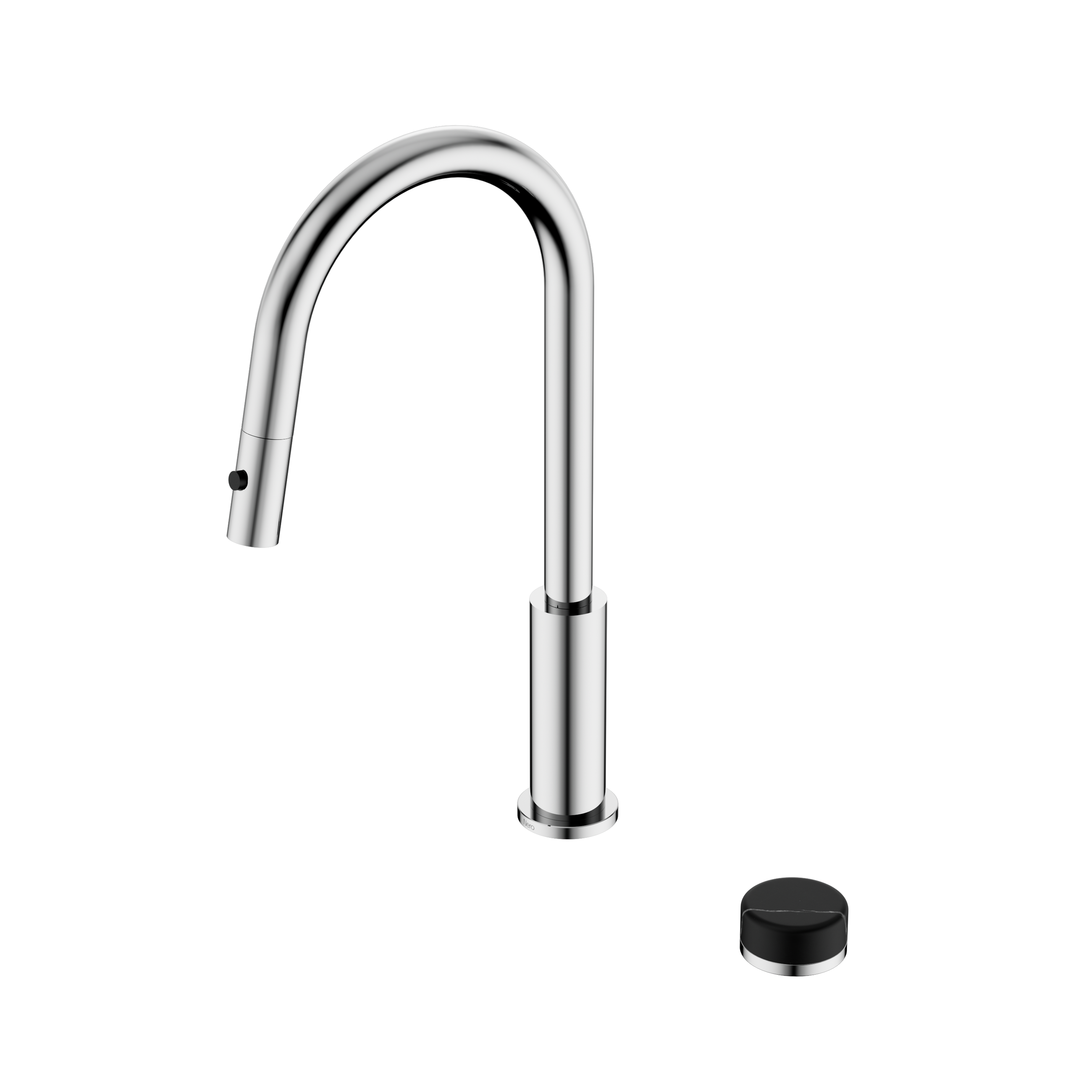 Serenity Progressive Pull Out kitchen Set With Marquina Black Handle Chrome