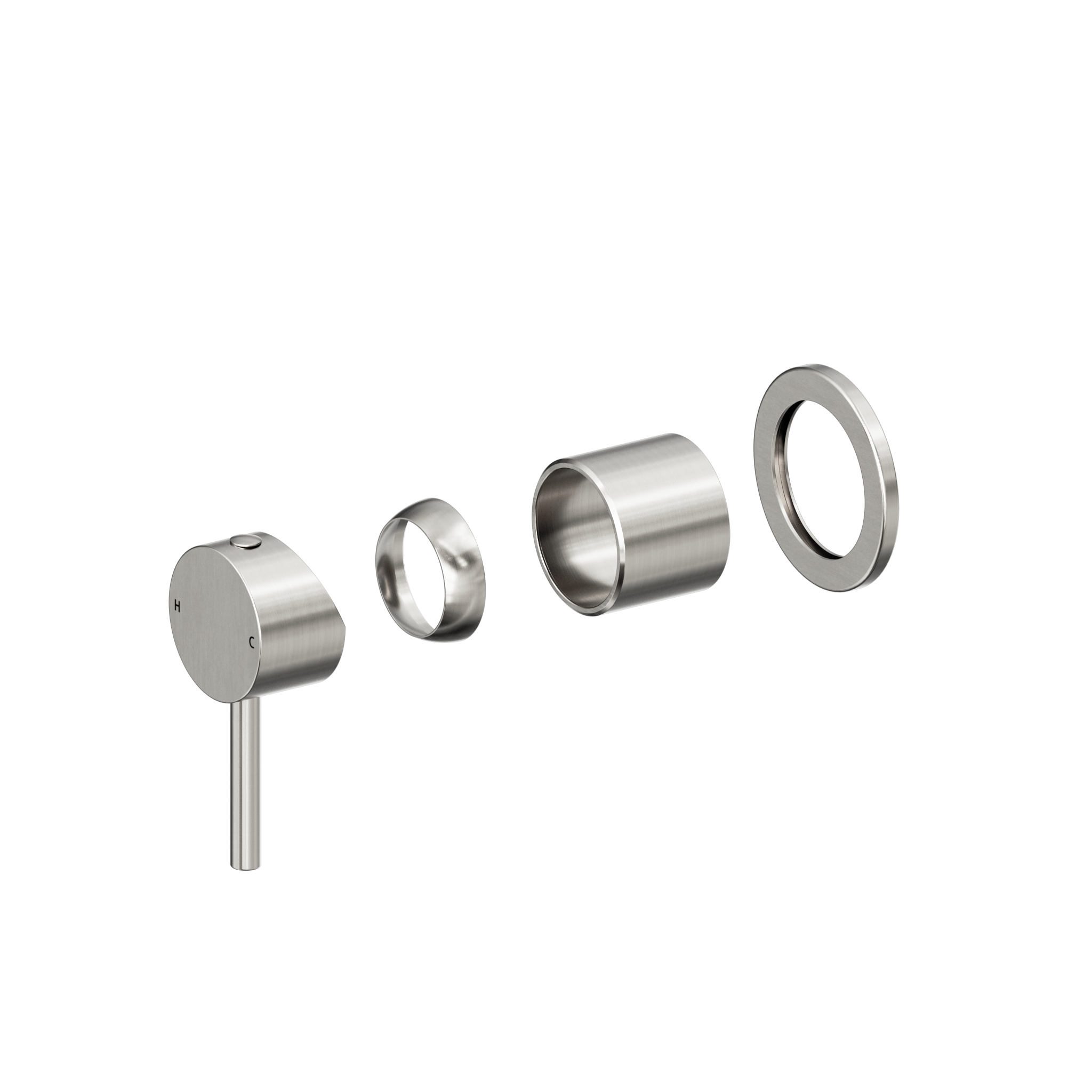 Dolce II Shower Mixer Trim Kits Only Brushed Nickel