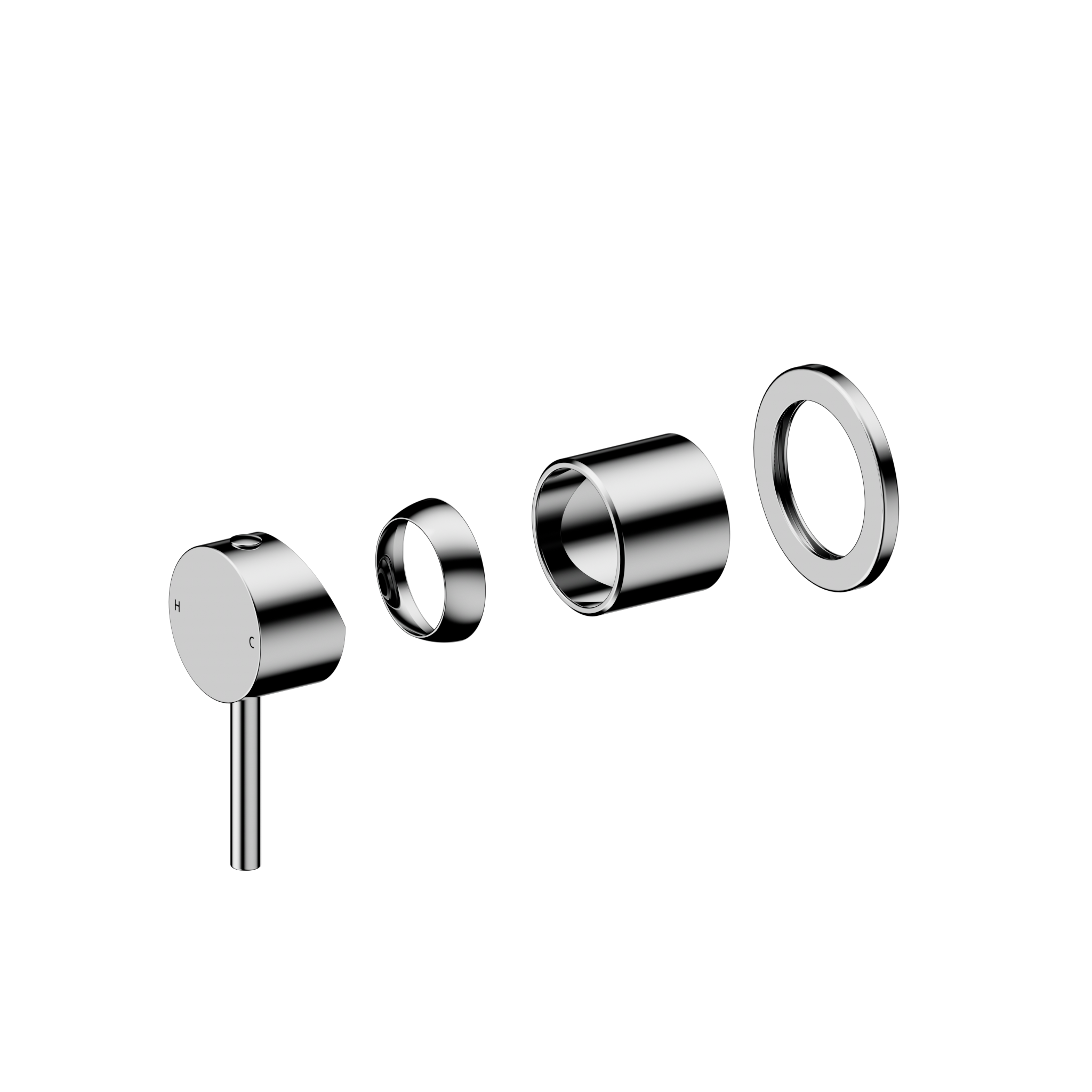 Dolce II Shower Mixer Trim Kits Only Chrome