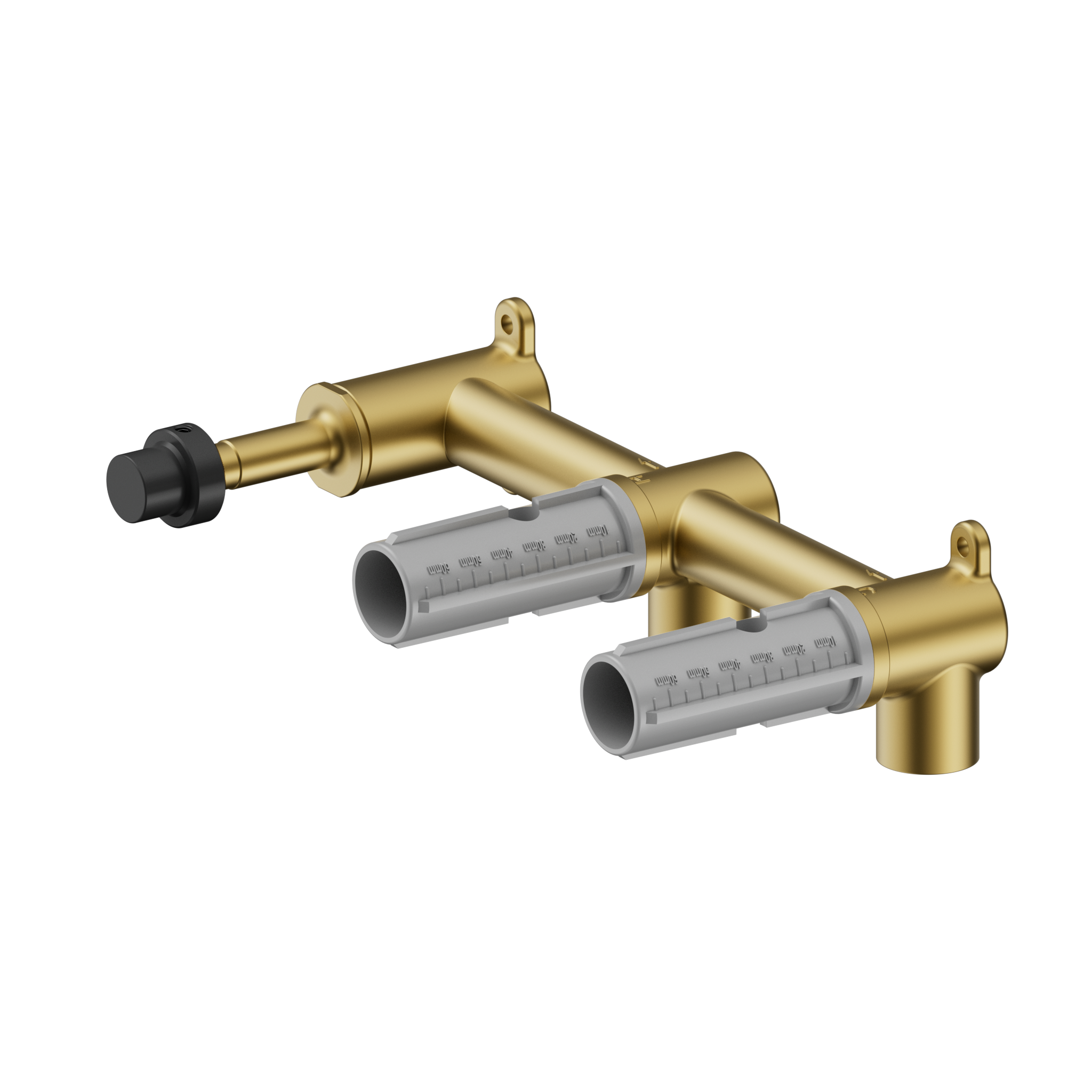 Mecca Lever Wall Basin/Bath Set Offset Spout Body Only