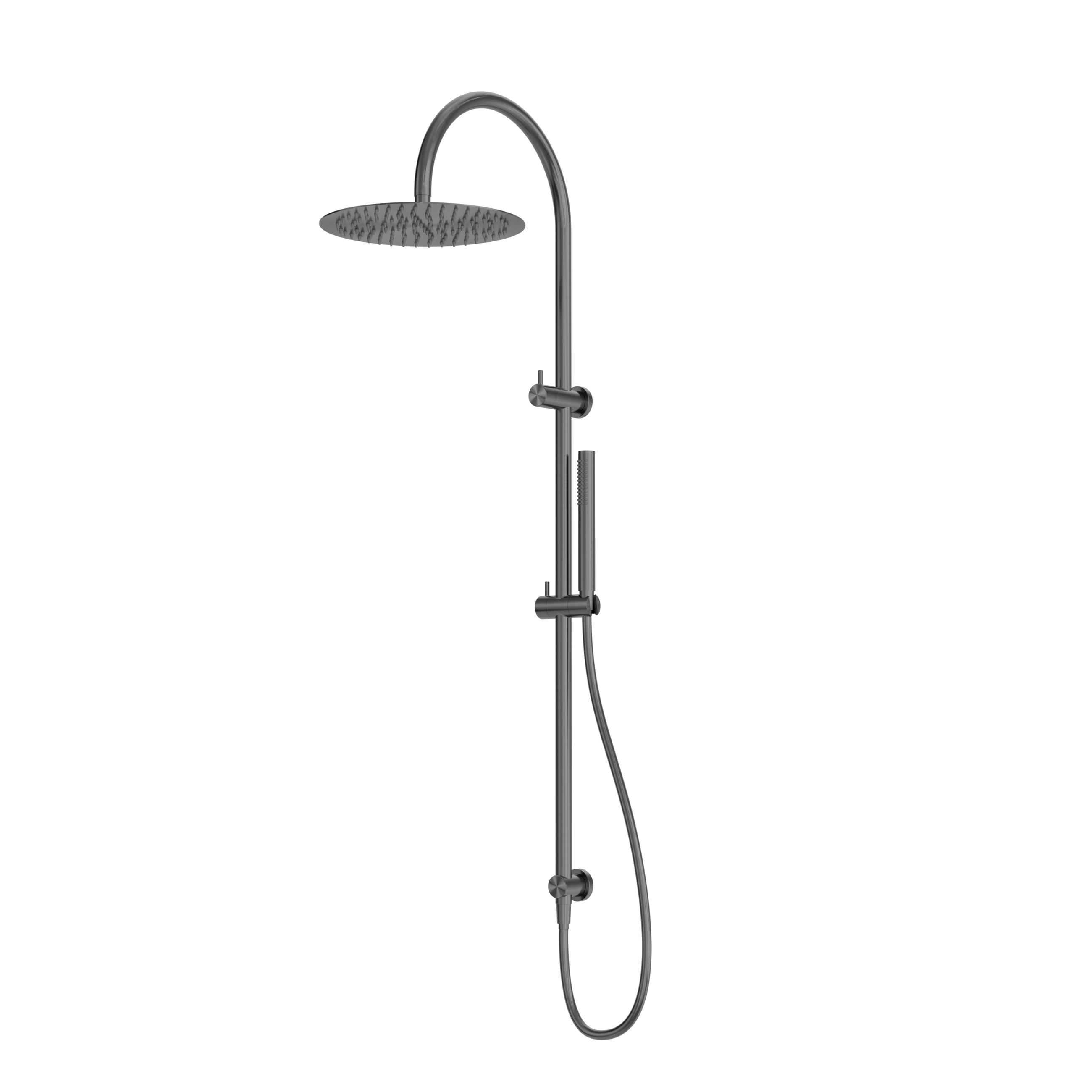 Zen SS316L Twin Shower Graphite
