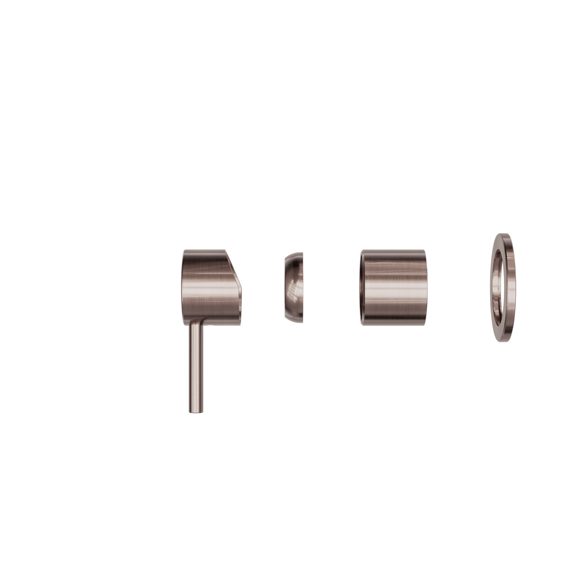 Zen SS316L Shower Mixer Trim Kits Only Brushed Bronze