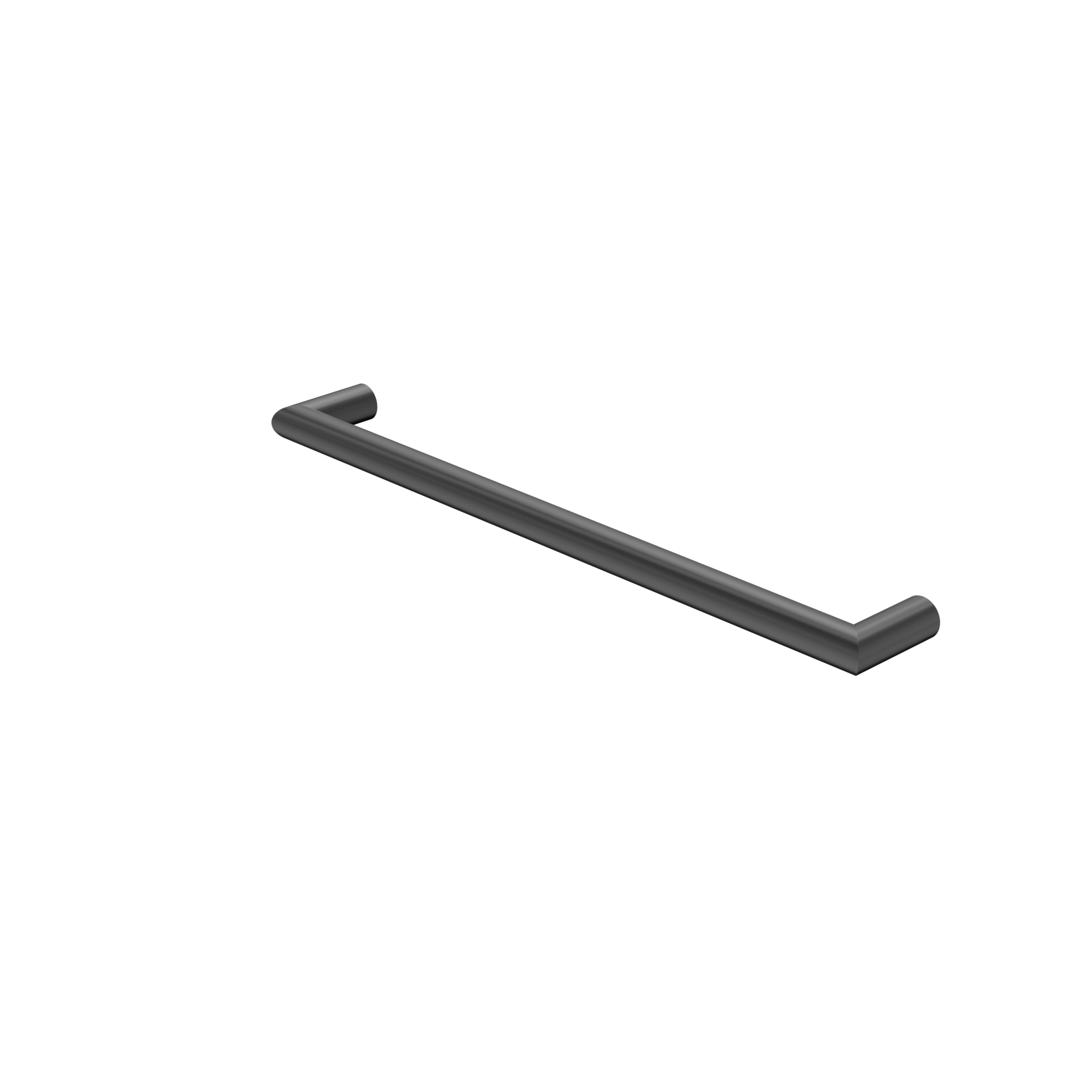 Mecca 240V Single Heated Towel Rail Graphite