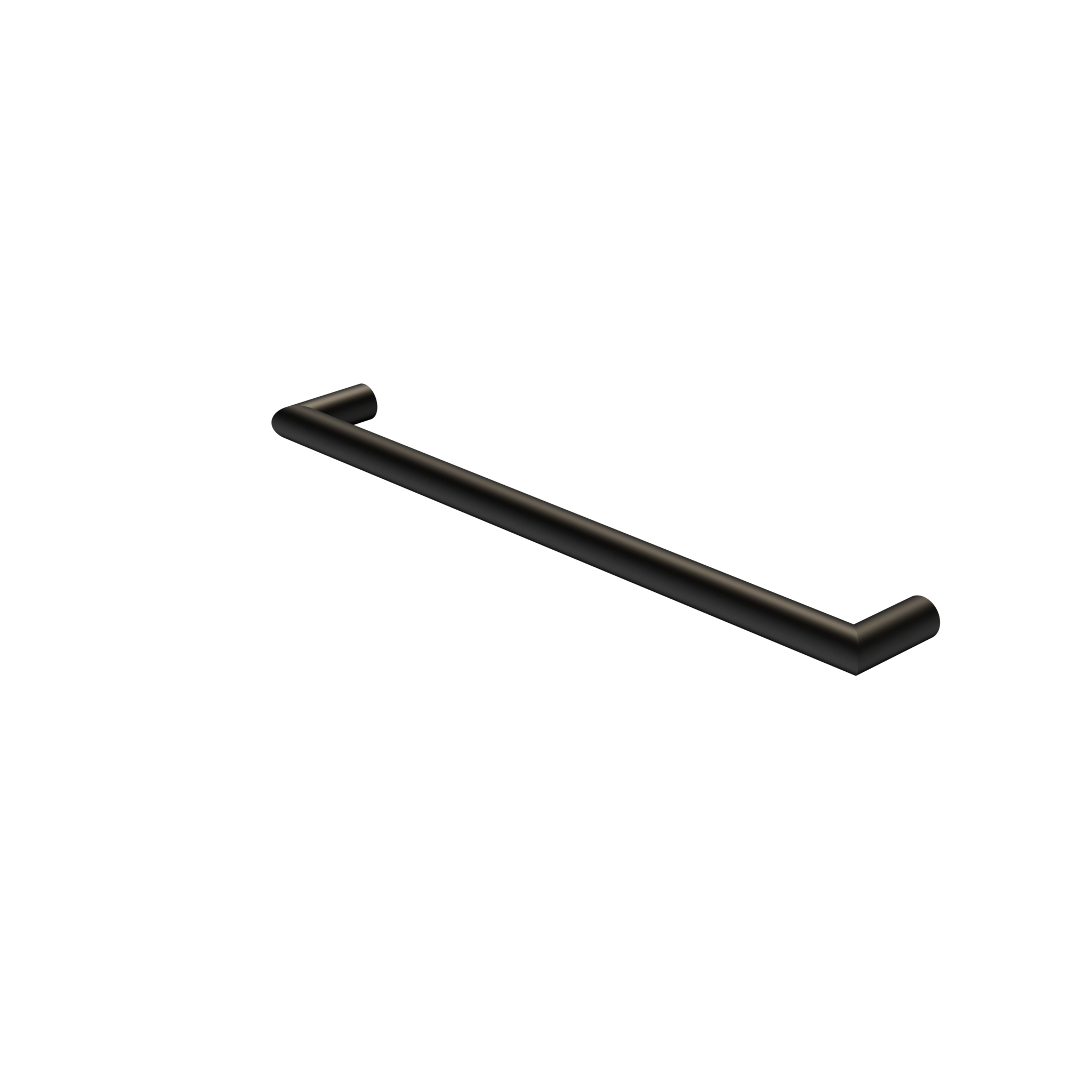 Mecca 240V Single Heated Towel Rail Matte Black