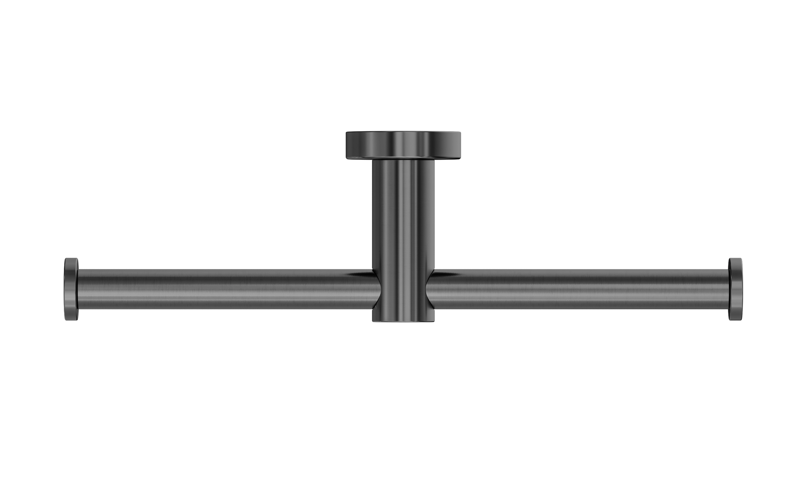Mecca Double Toilet Roll Holder Gun Metal