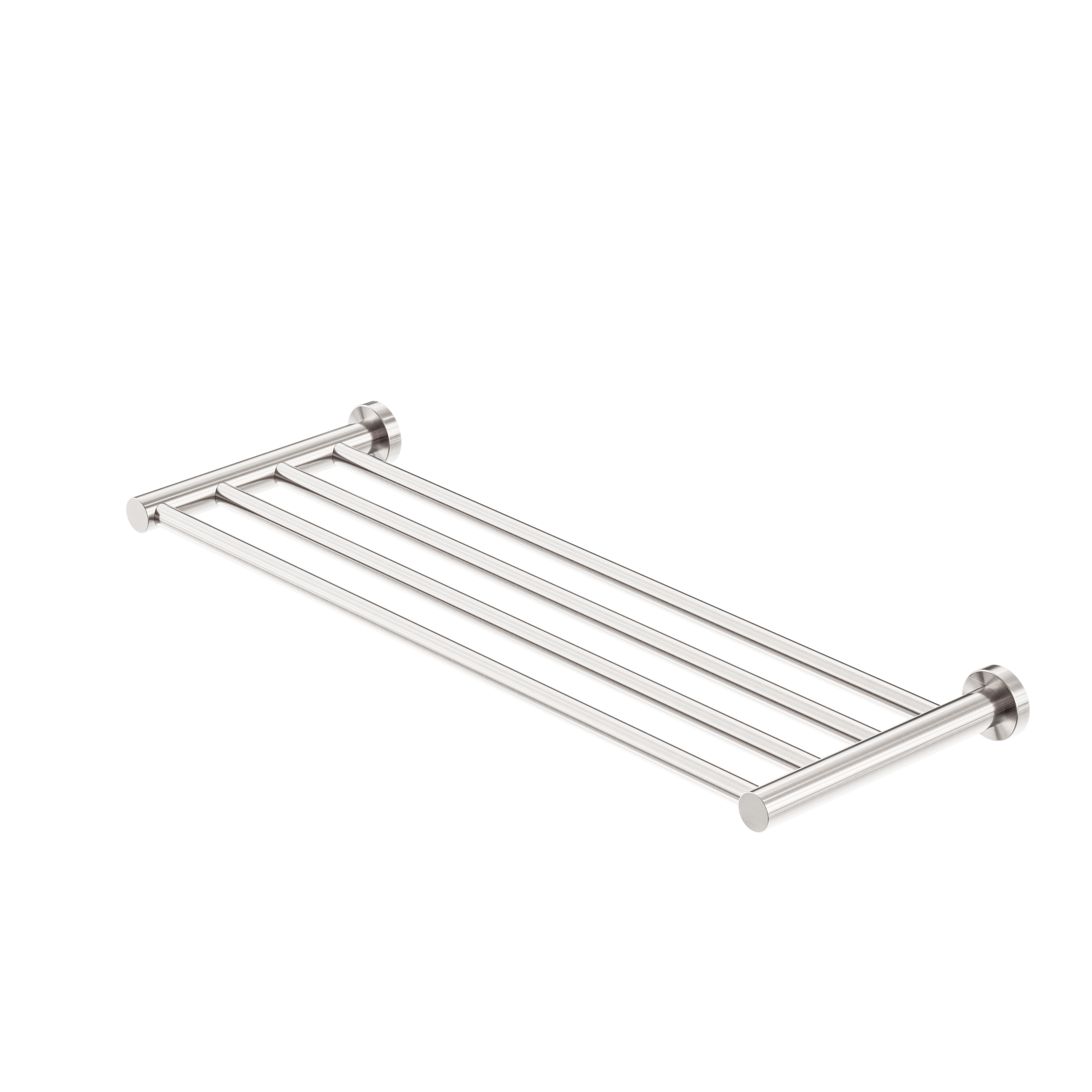 Mecca Towel Rack Brushed Nickel