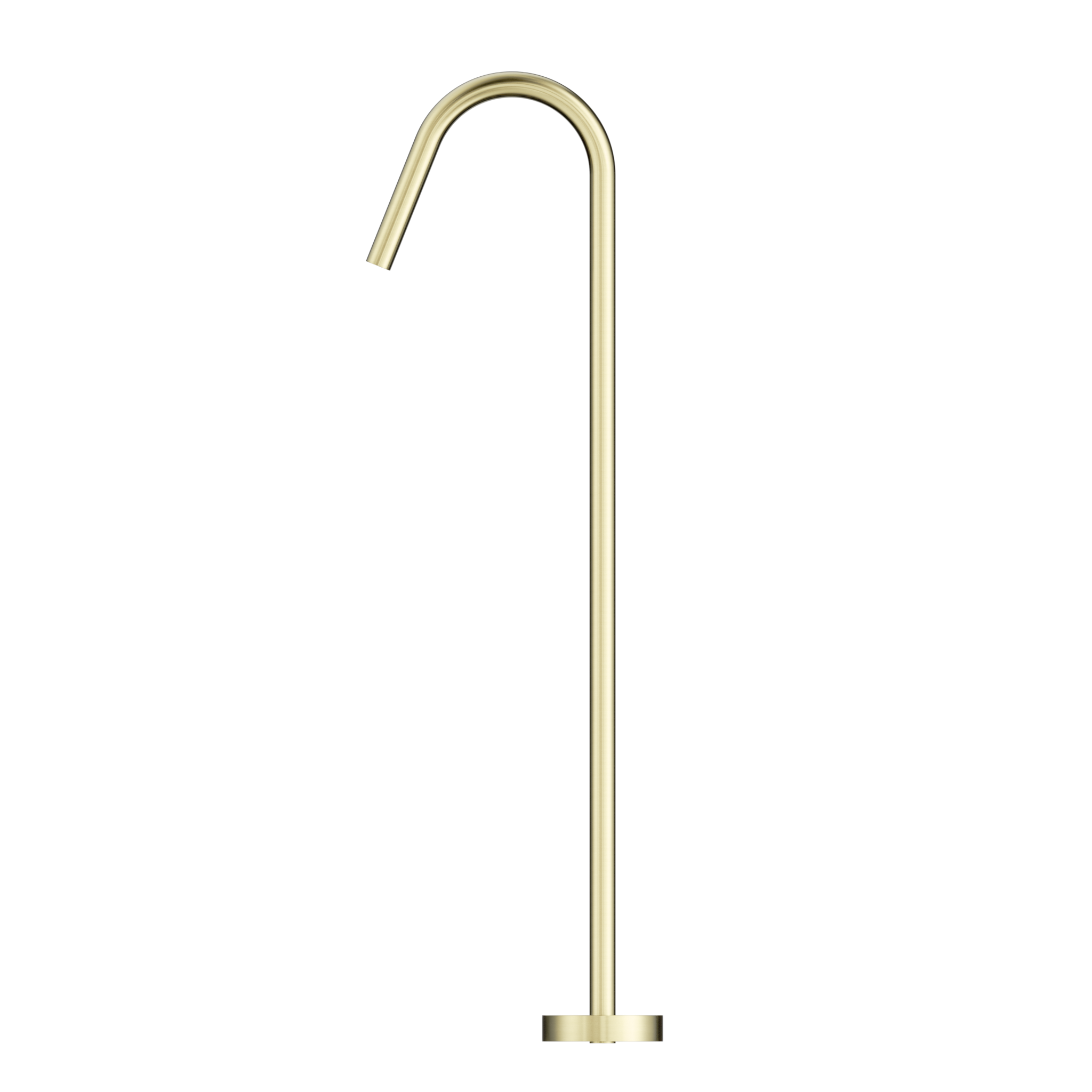 Mecca Freestanding Bath Spout Only Brushed Gold