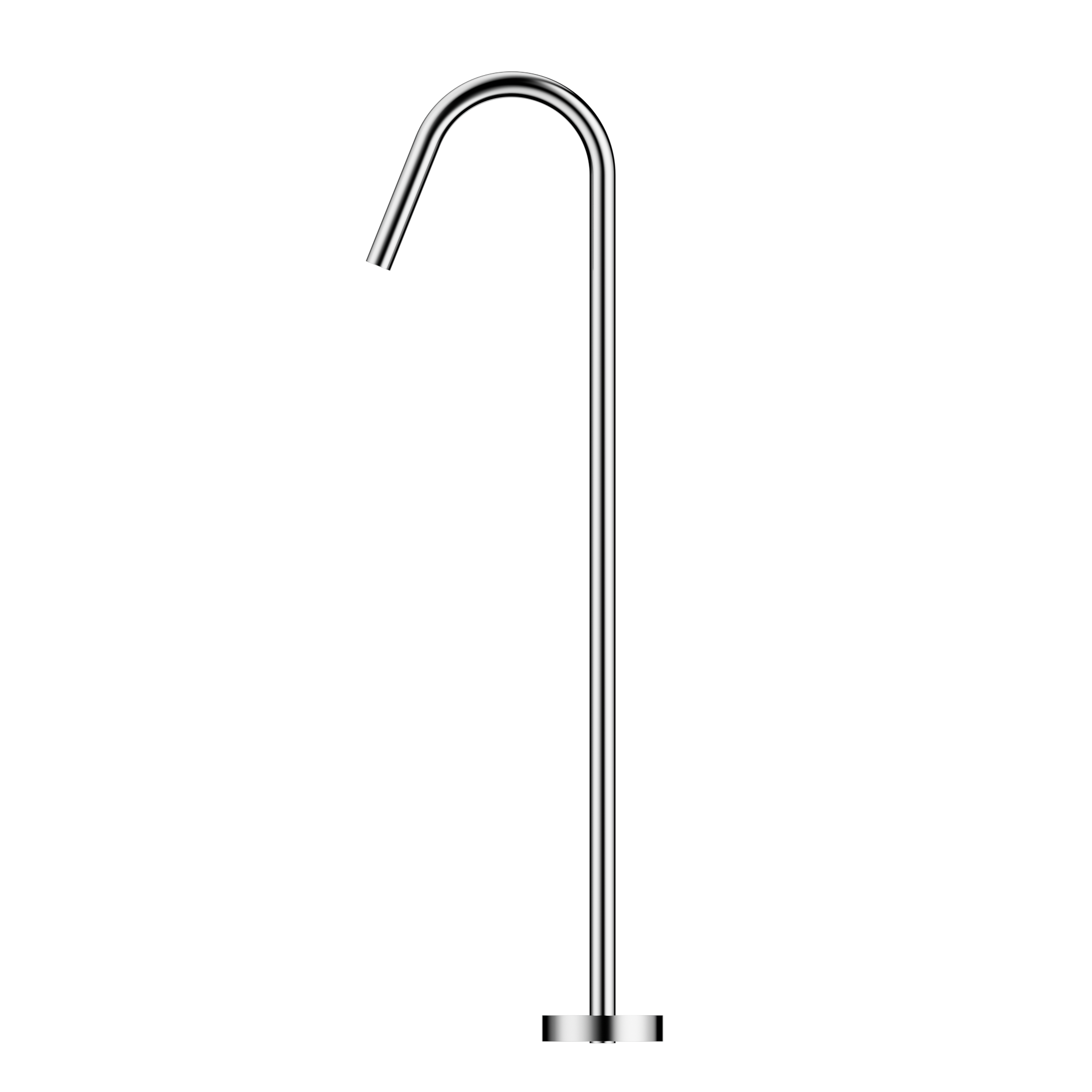 Mecca Freestanding Bath Spout Only Chrome