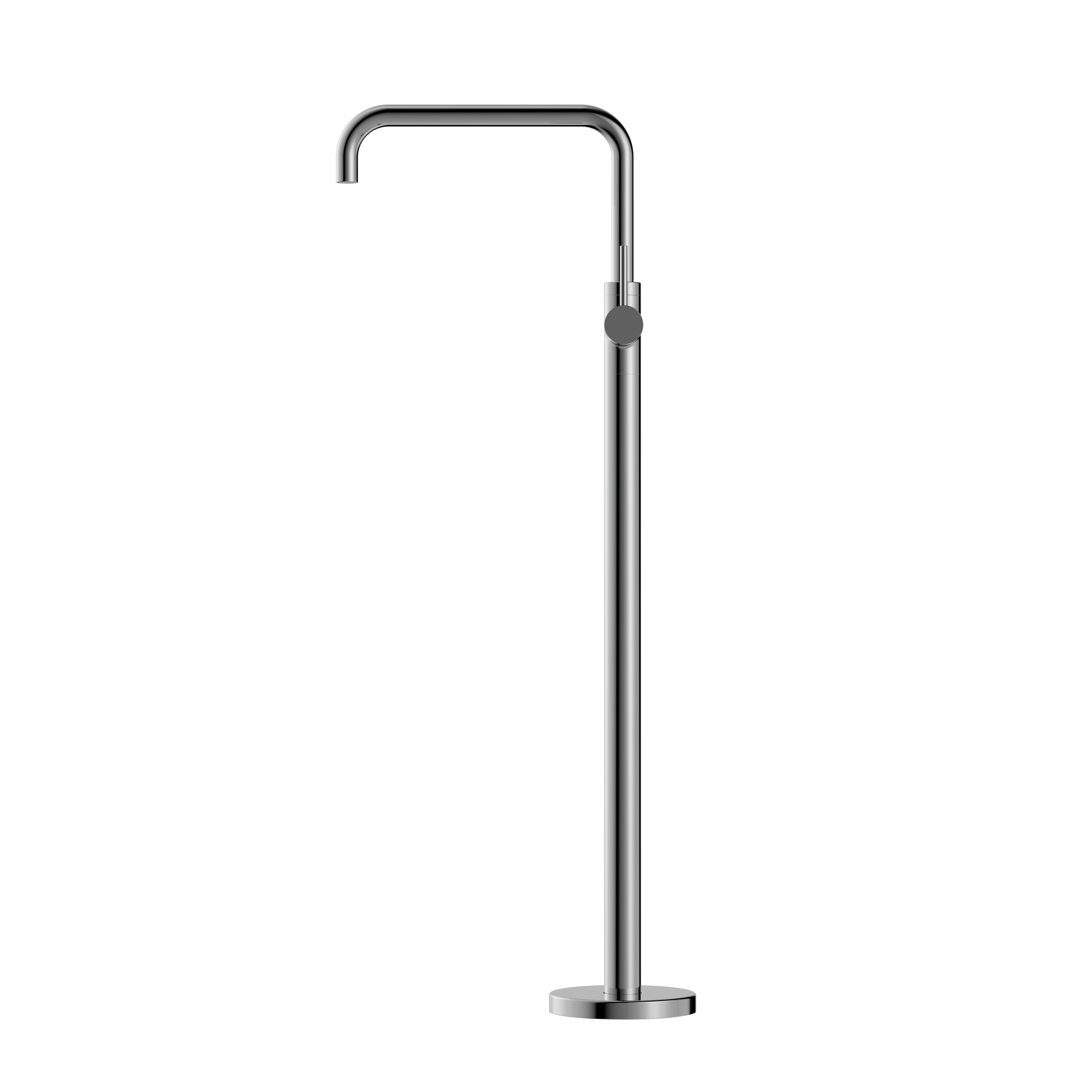 Mecca Freestanding Bath Mixer Square Shape Chrome