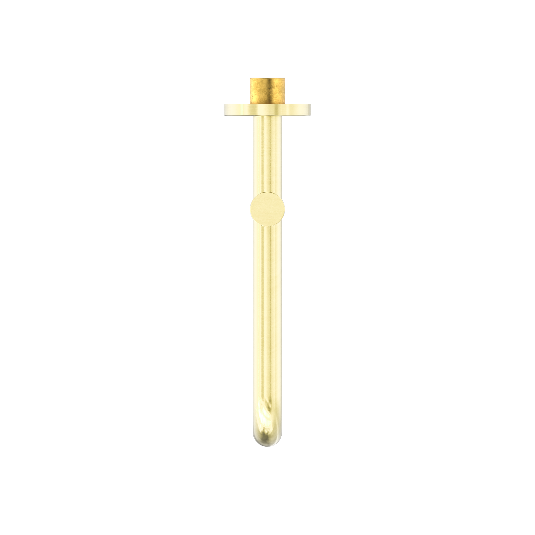 Mecca Wall Mounted Swivel Bath Spout Only 225mm Brushed Gold