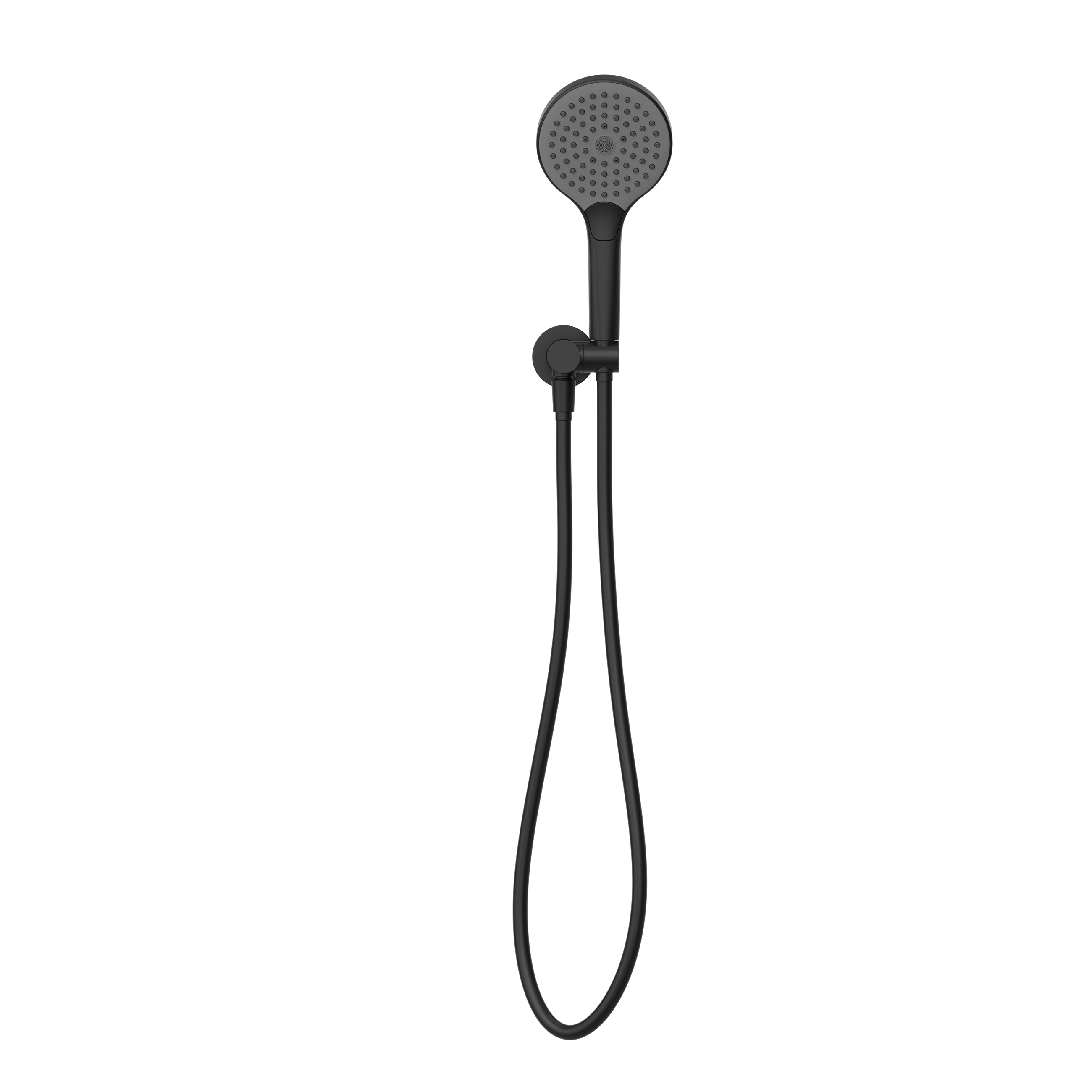 Mecca Shower On Bracket With Air Shower II Matte Black