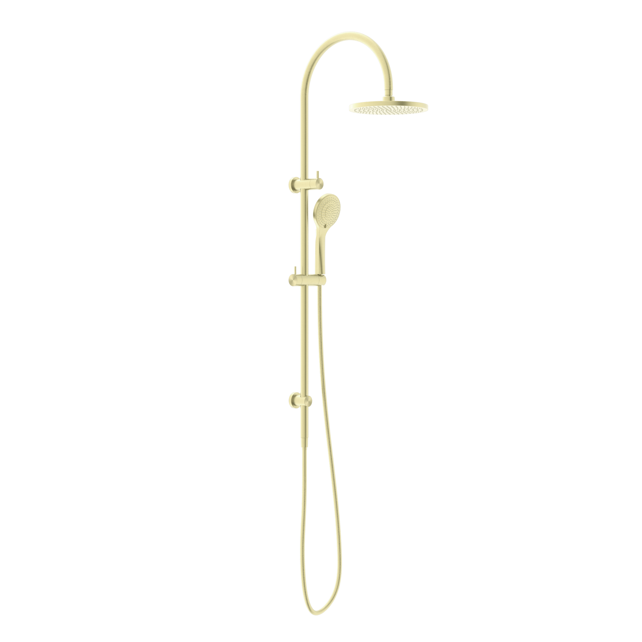 Mecca Twin Shower With Air Shower Brushed Gold