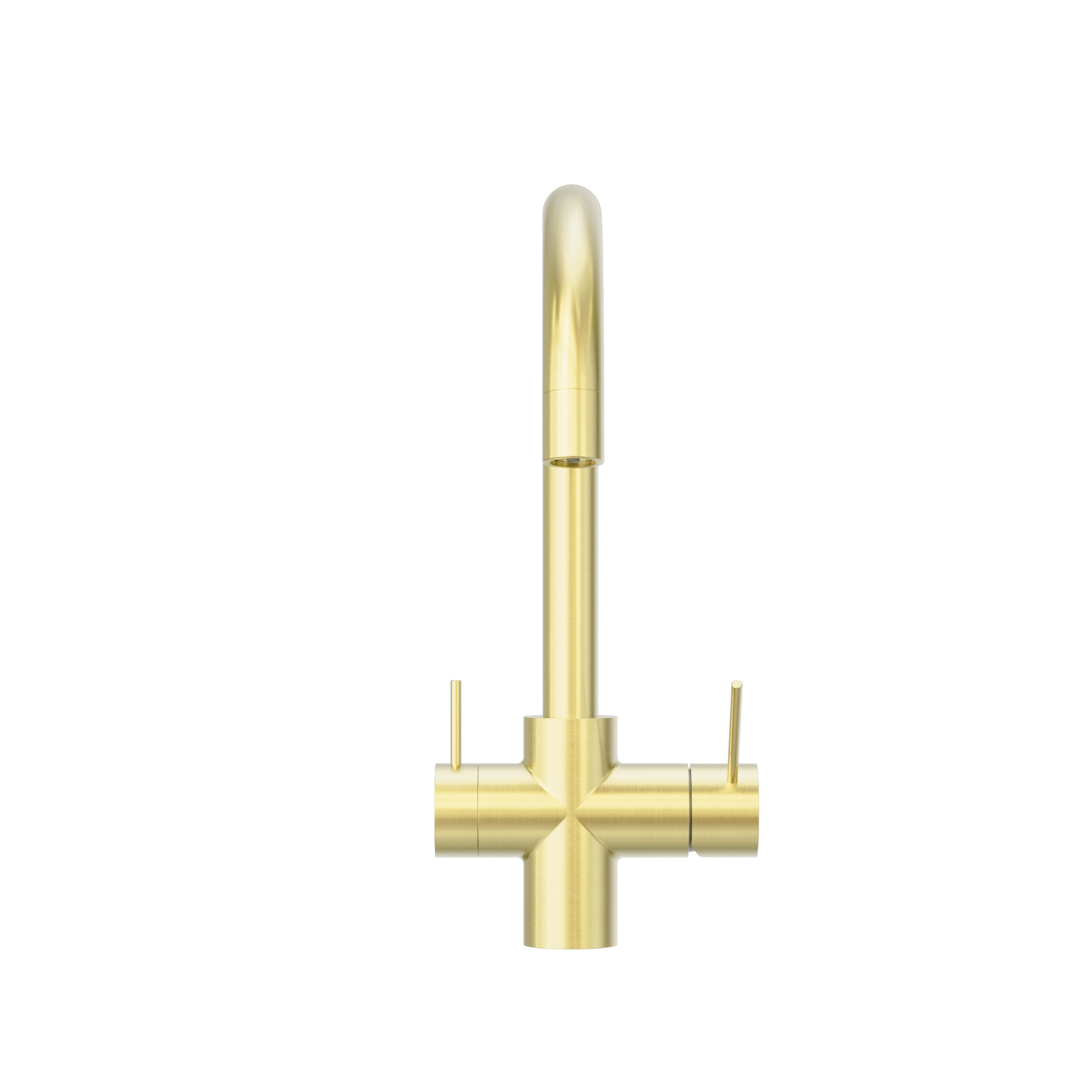Mecca 3 Way Filtered Mixer Tap Brushed Gold