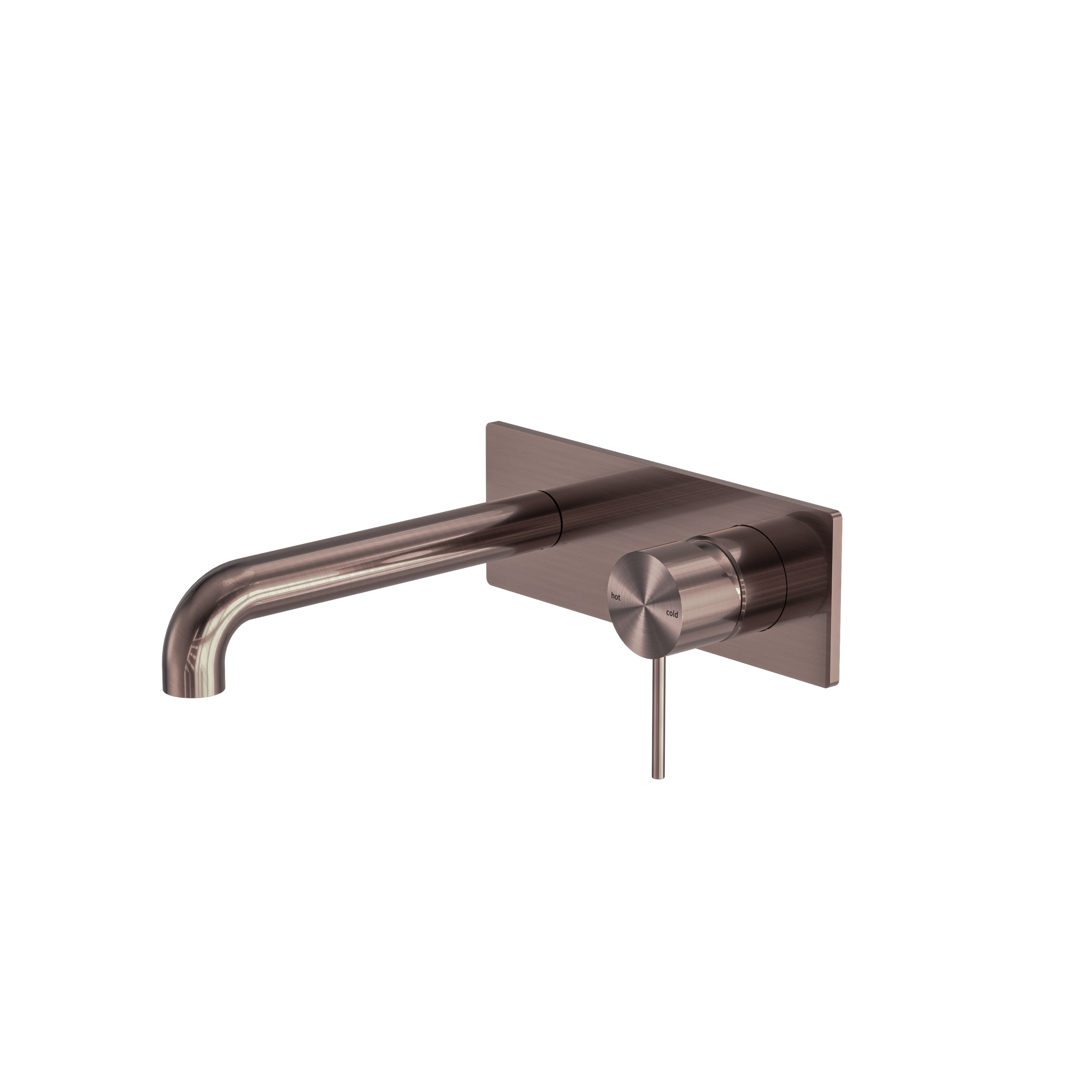Mecca Wall Basin/Bath Mixer 260mm Brushed Bronze