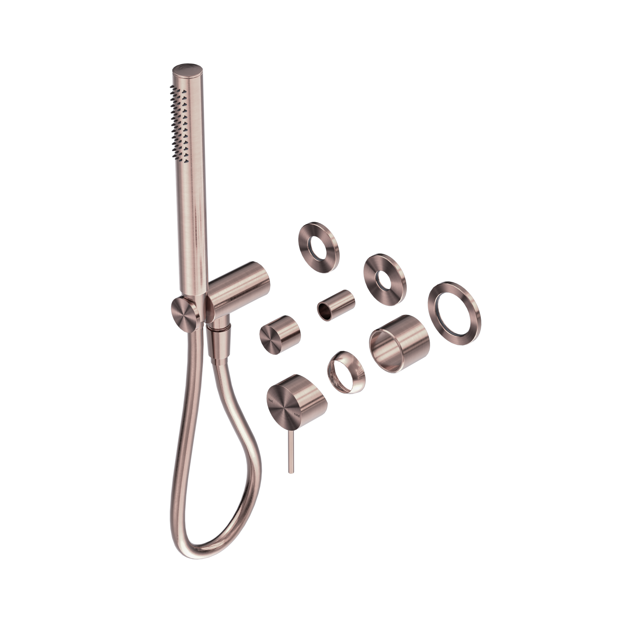 Mecca Shower Mixer Diverter System Separate Back Plate Trim Kits Only Brushed Bronze