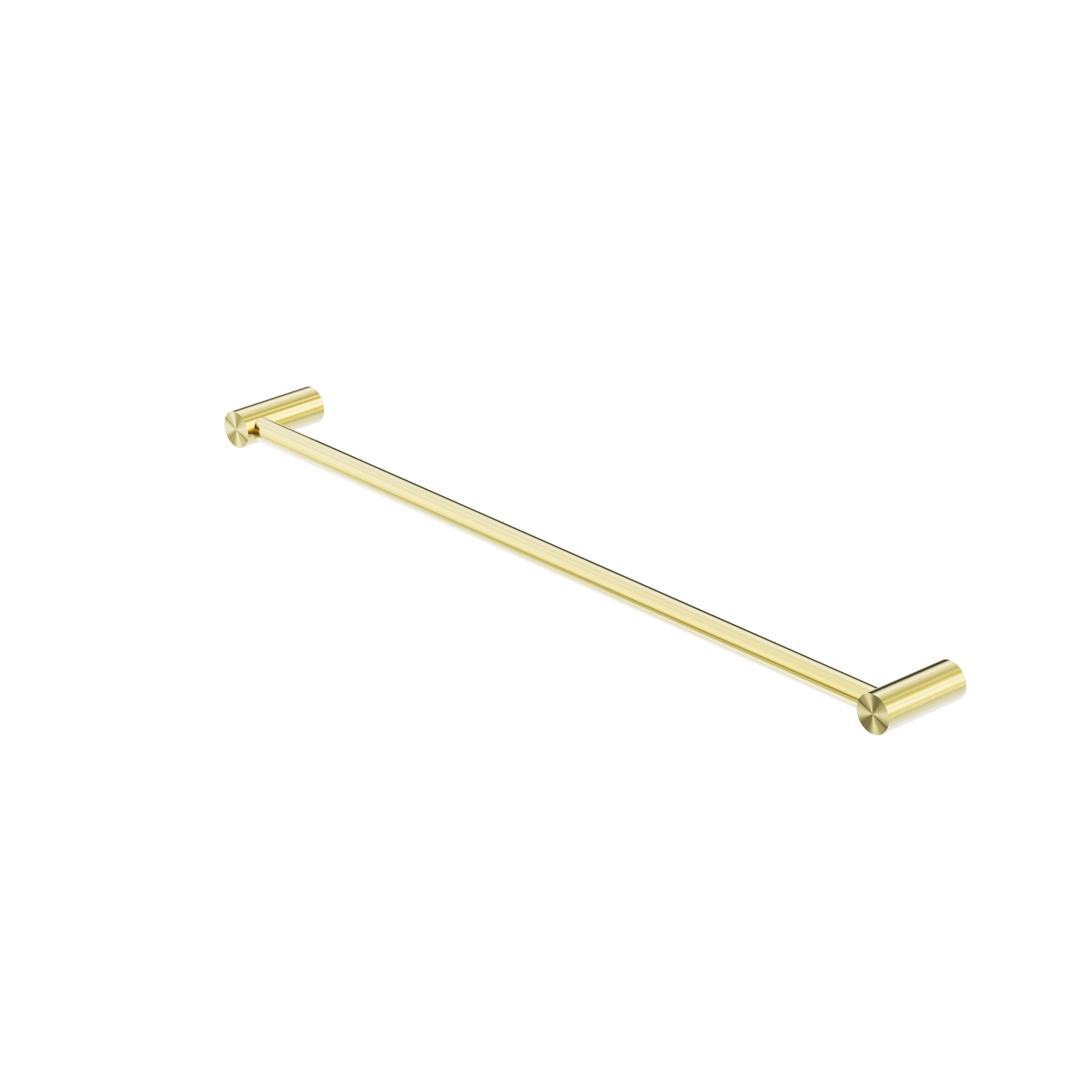 New Mecca Single Towel Rail 600mm Brushed Gold