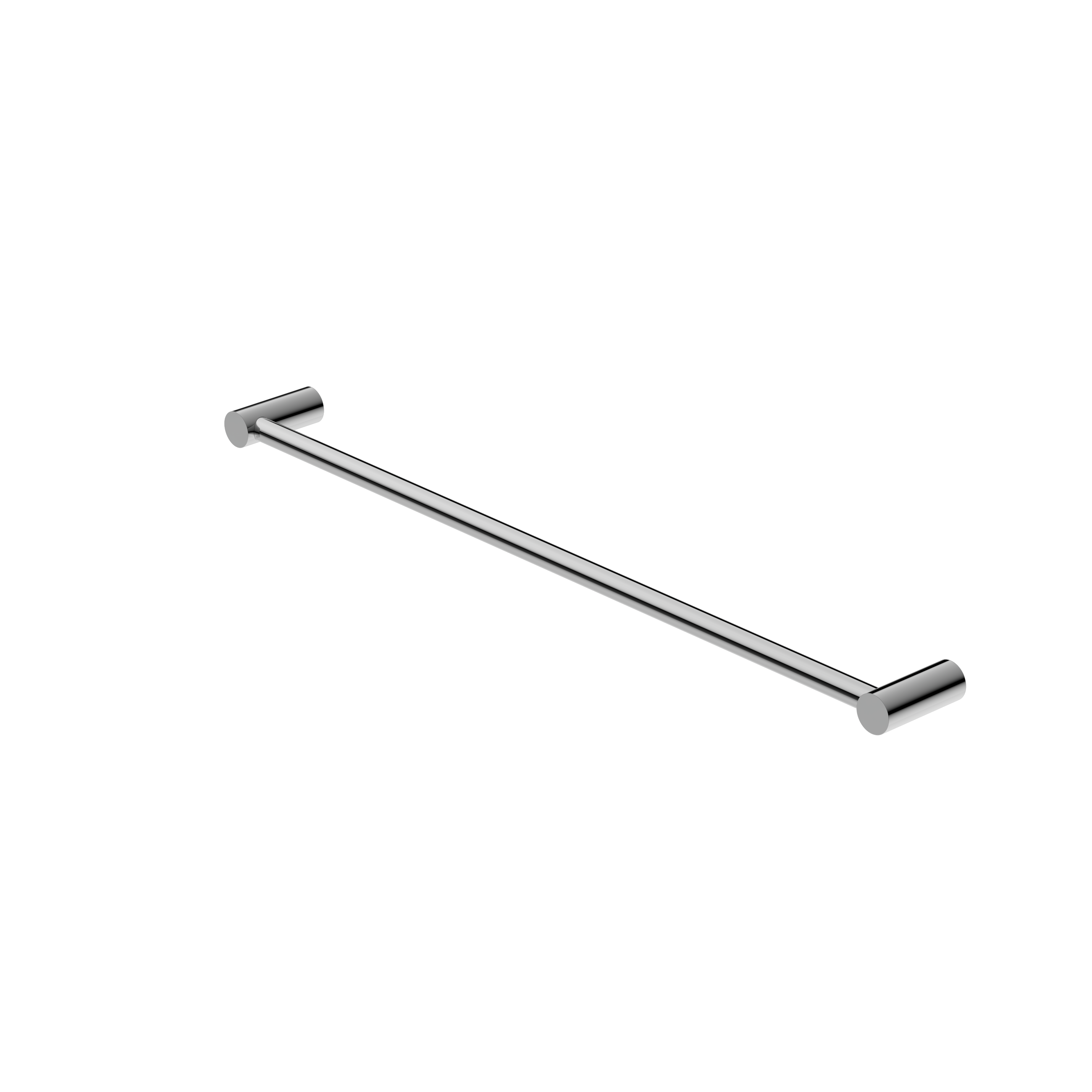 New Mecca Single Towel Rail 600mm Chrome