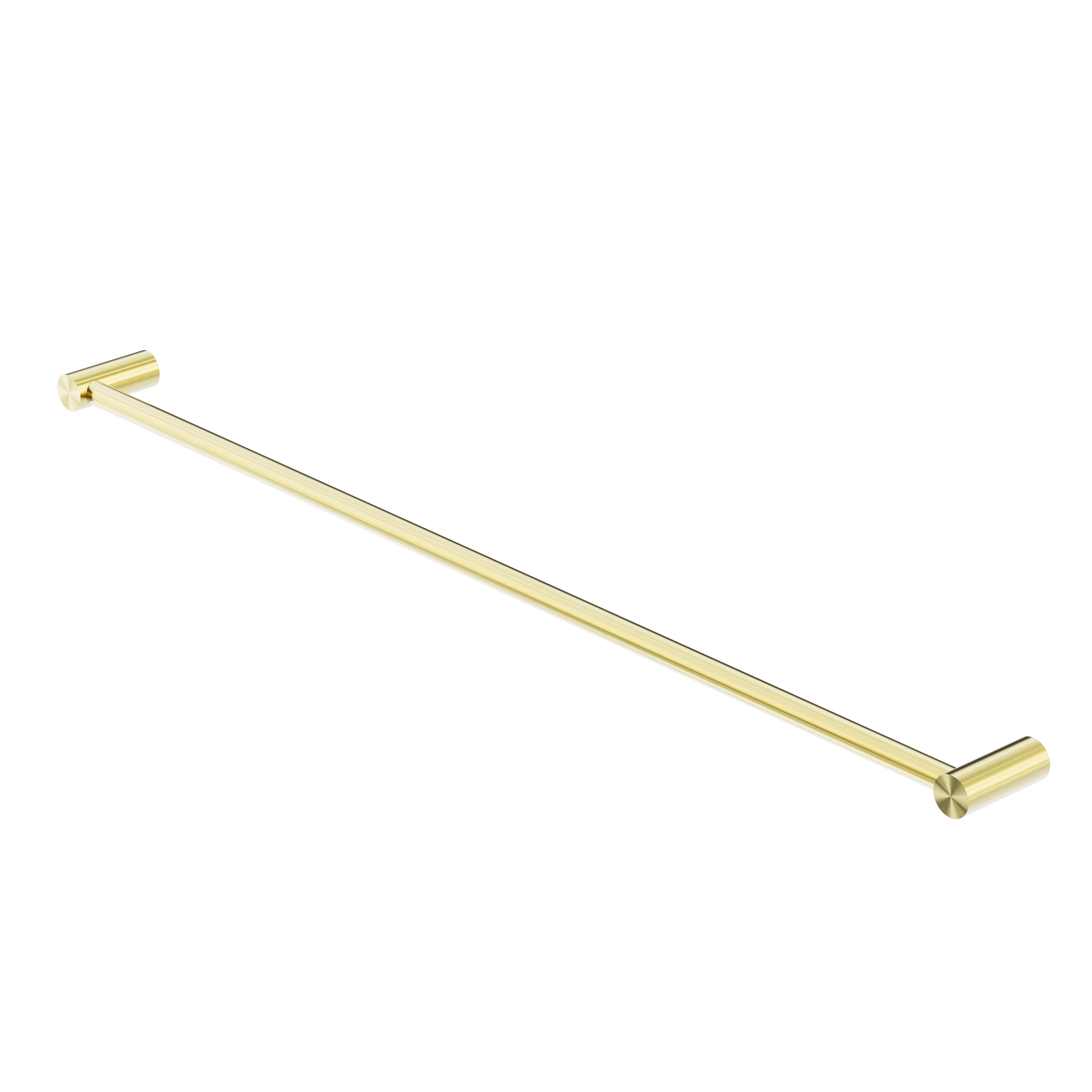 New Mecca Single Towel Rail 800mm Brushed Gold