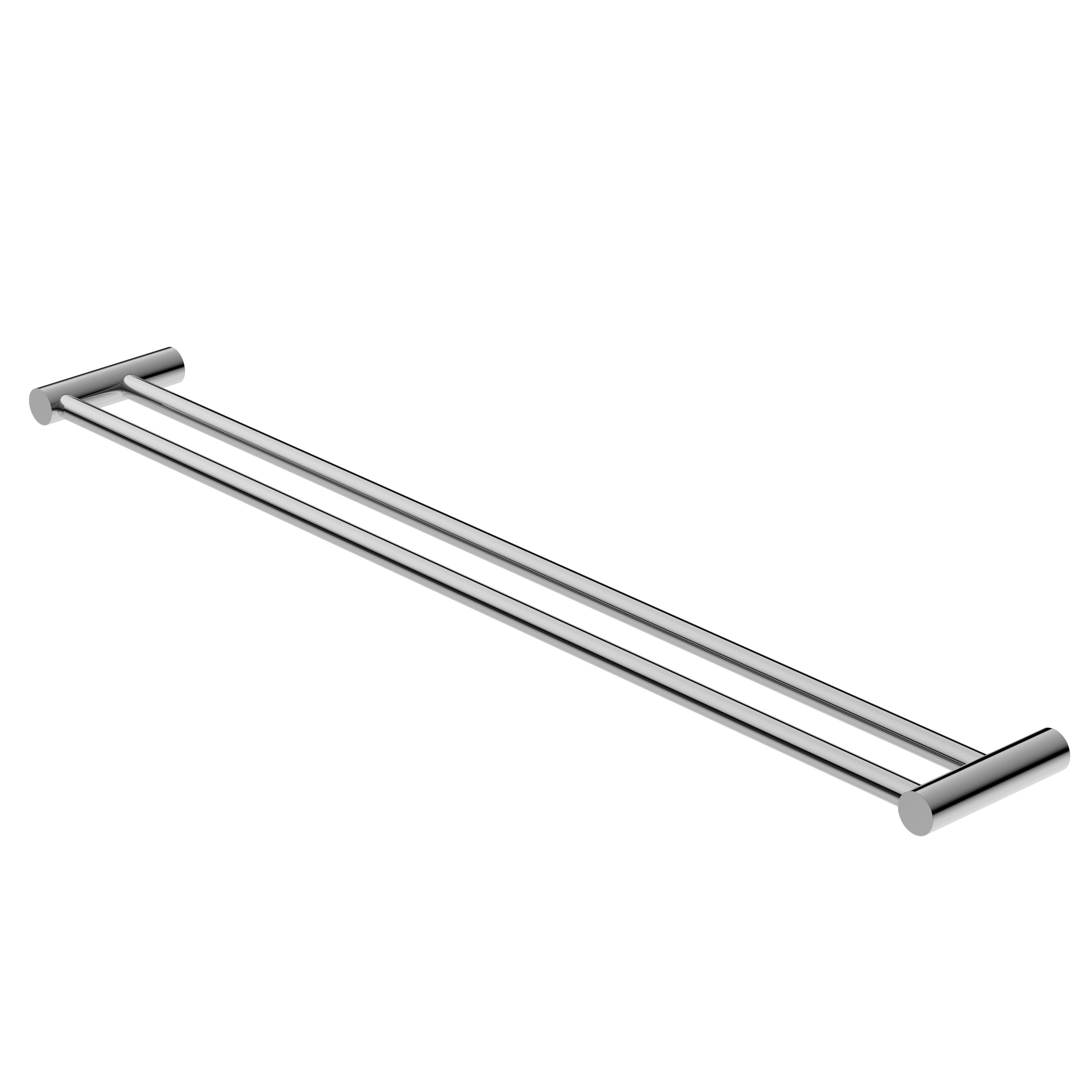 New Mecca Double Towel Rail 800mm Chrome