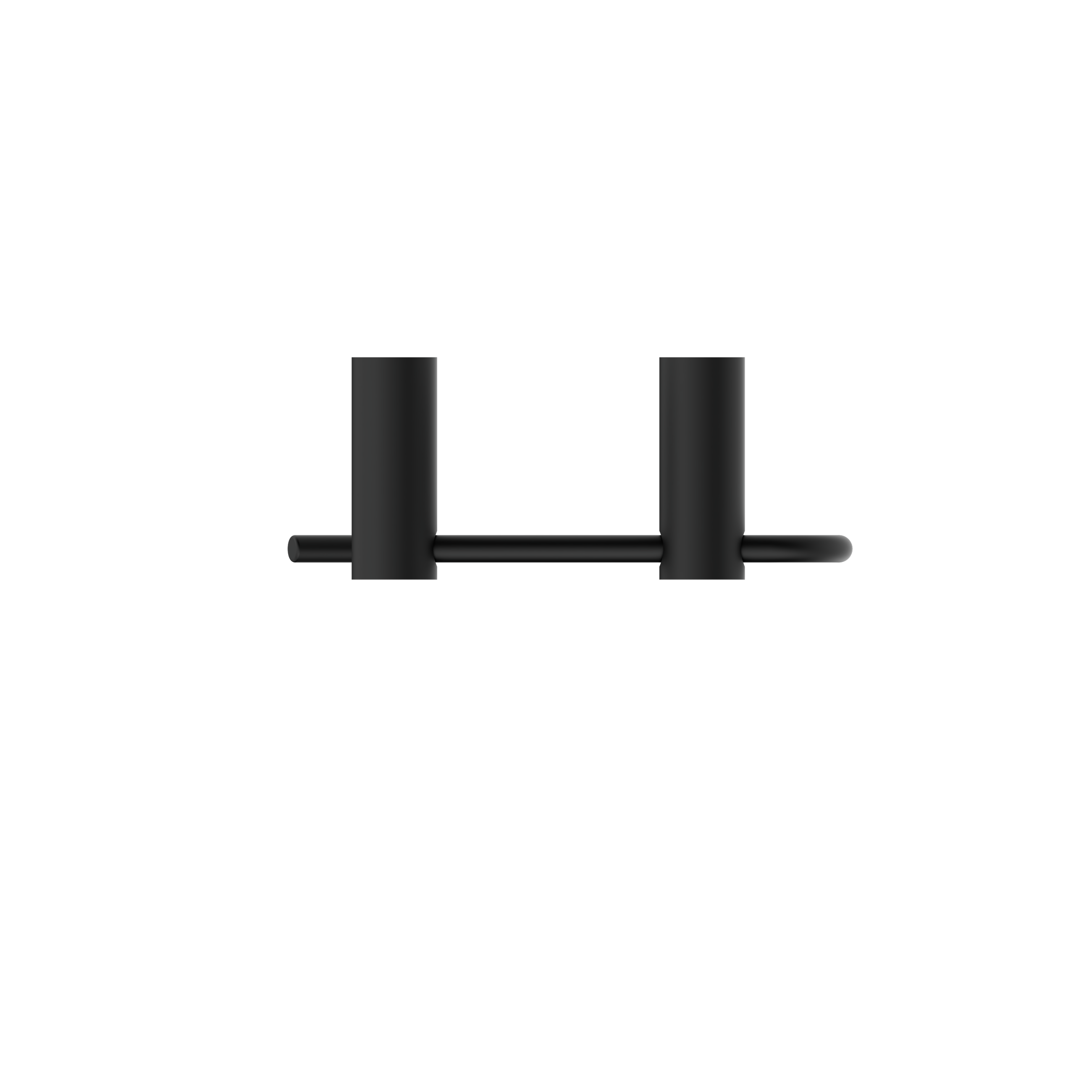 New Mecca Toilet Roll Holder Matte Black