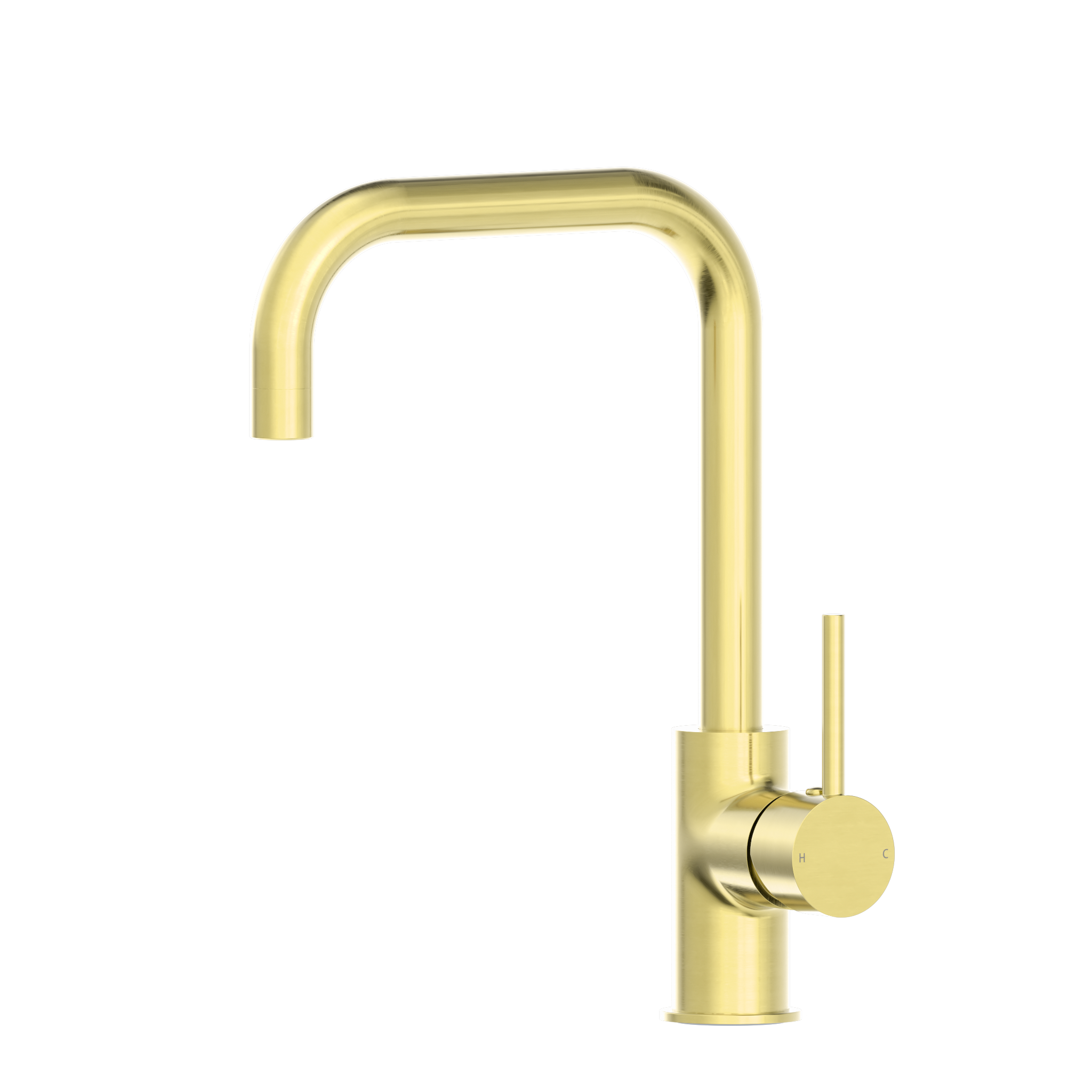 Dolce Kitchen Mixer Square Shape Brushed Gold