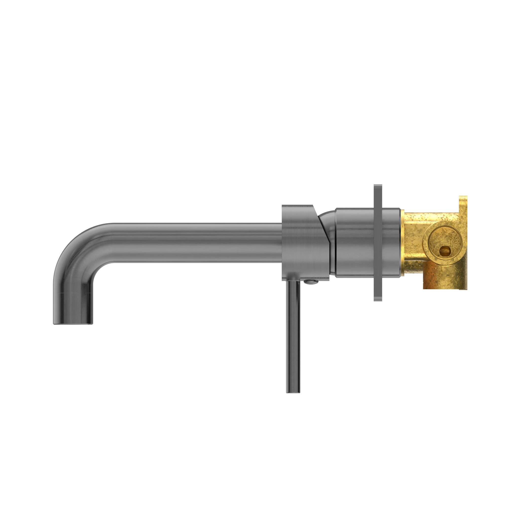 Dolce Kitchen Mixer Gooseneck Brushed Gold