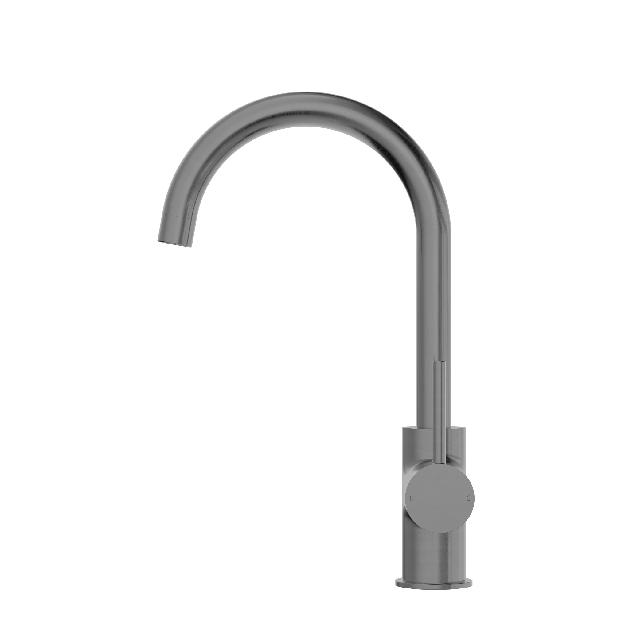 Dolce Kitchen Mixer Gooseneck Gun Metal