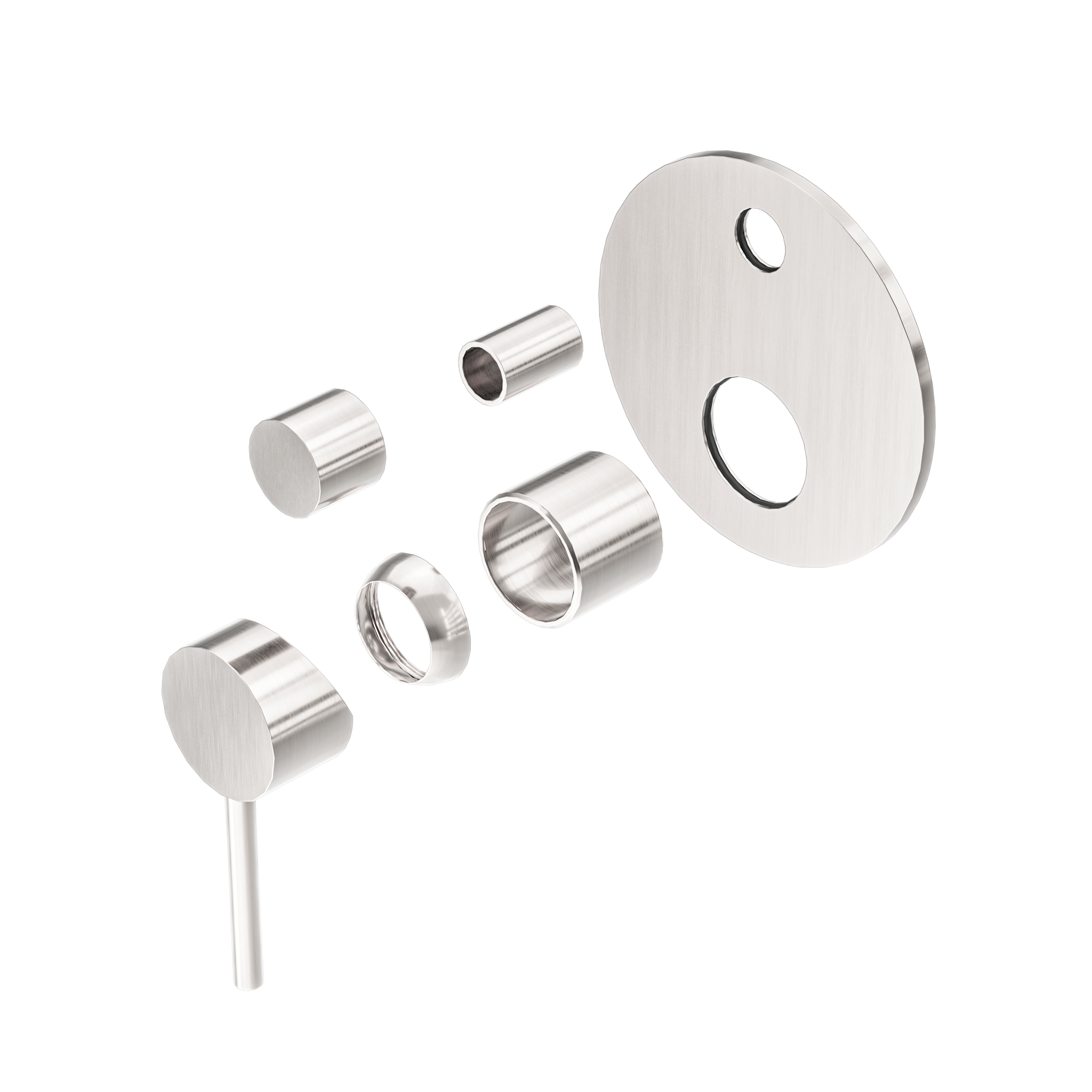 Dolce Shower Mixer With Diverter Trim Kits Only Brushed Nickel