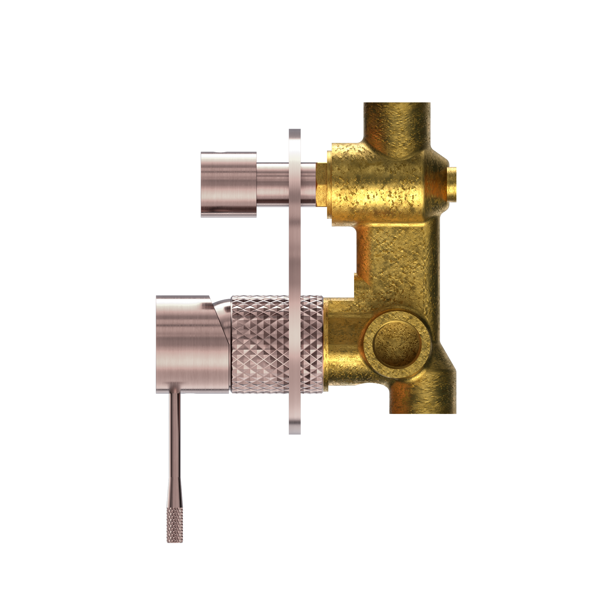 Opal Shower Mixer With Diverter Brushed Bronze