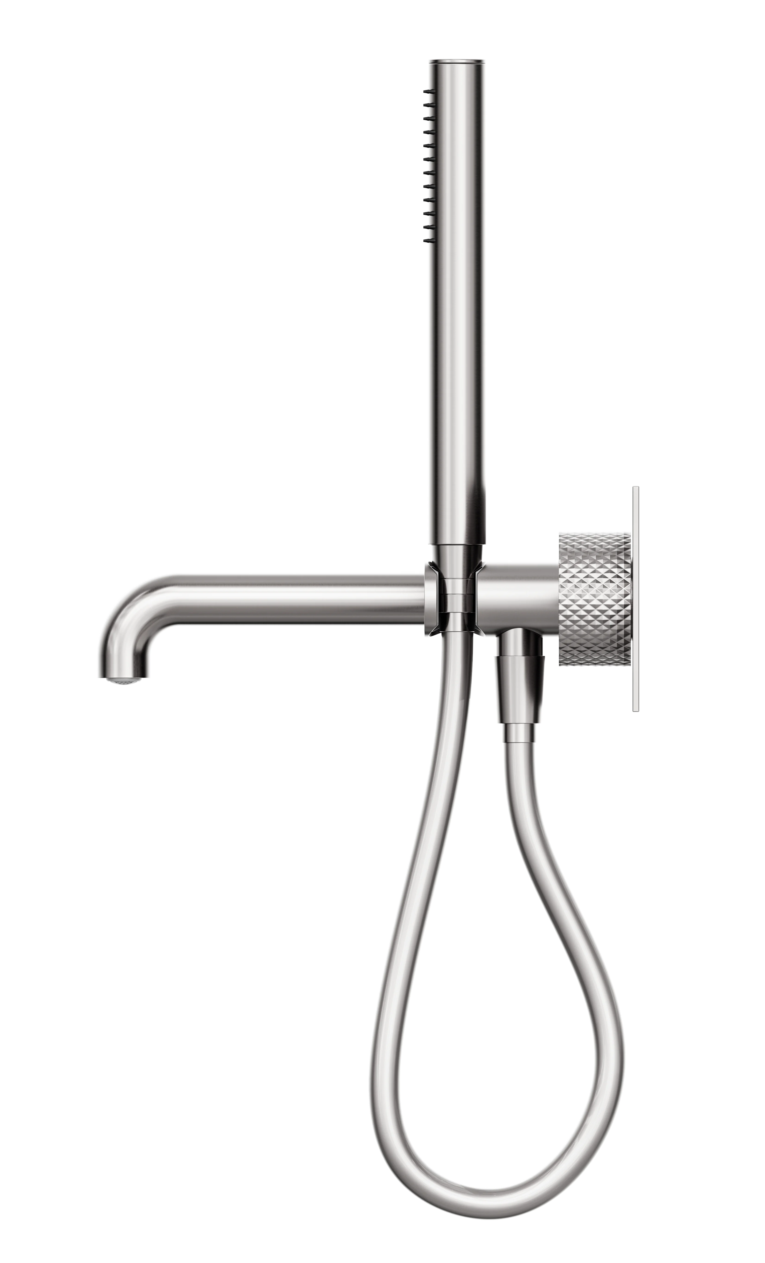Opal Progressive Shower System With Spout 230mm Brushed Nickel