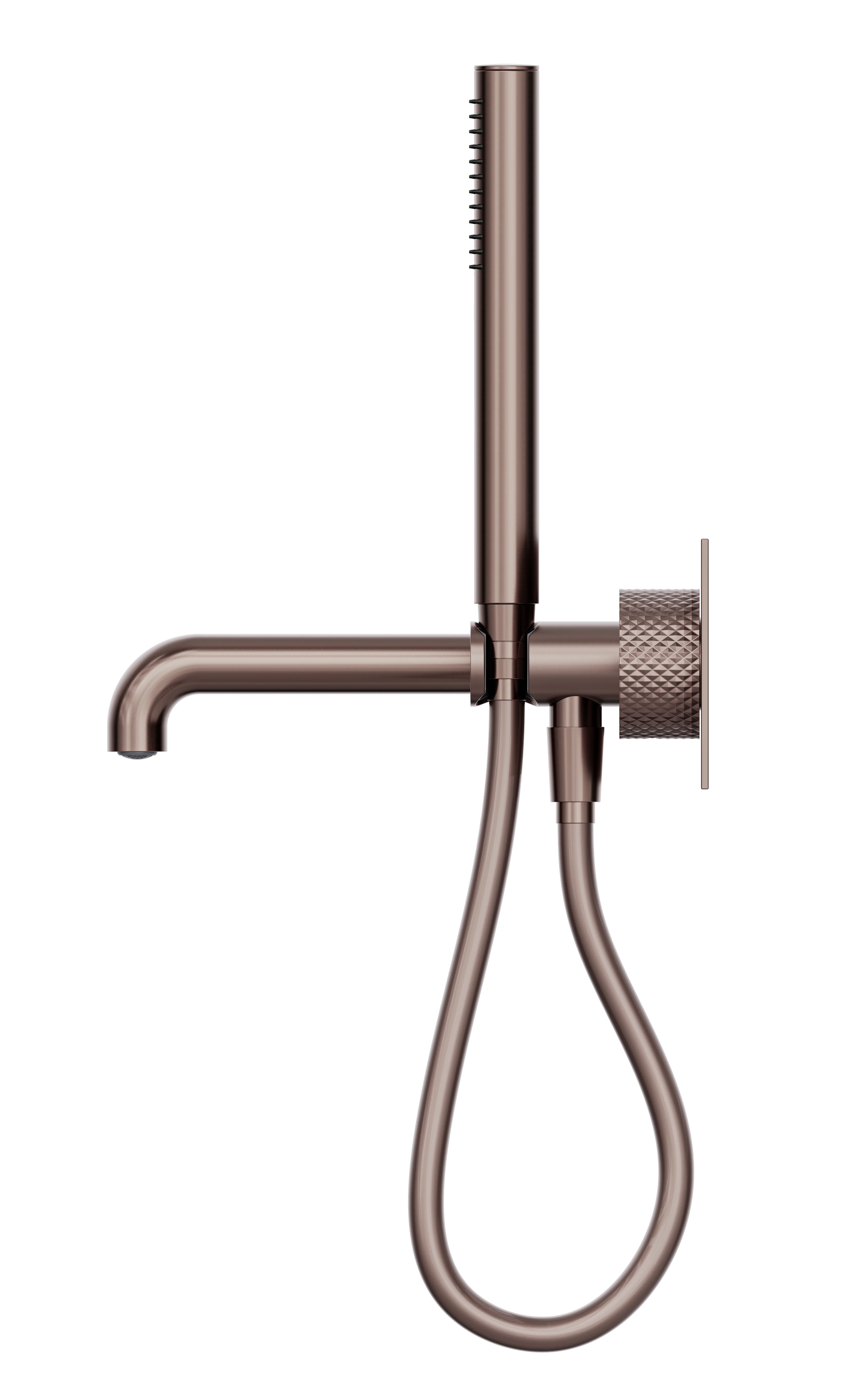 Opal Progressive Shower System With Spout 250mm Brushed Bronze