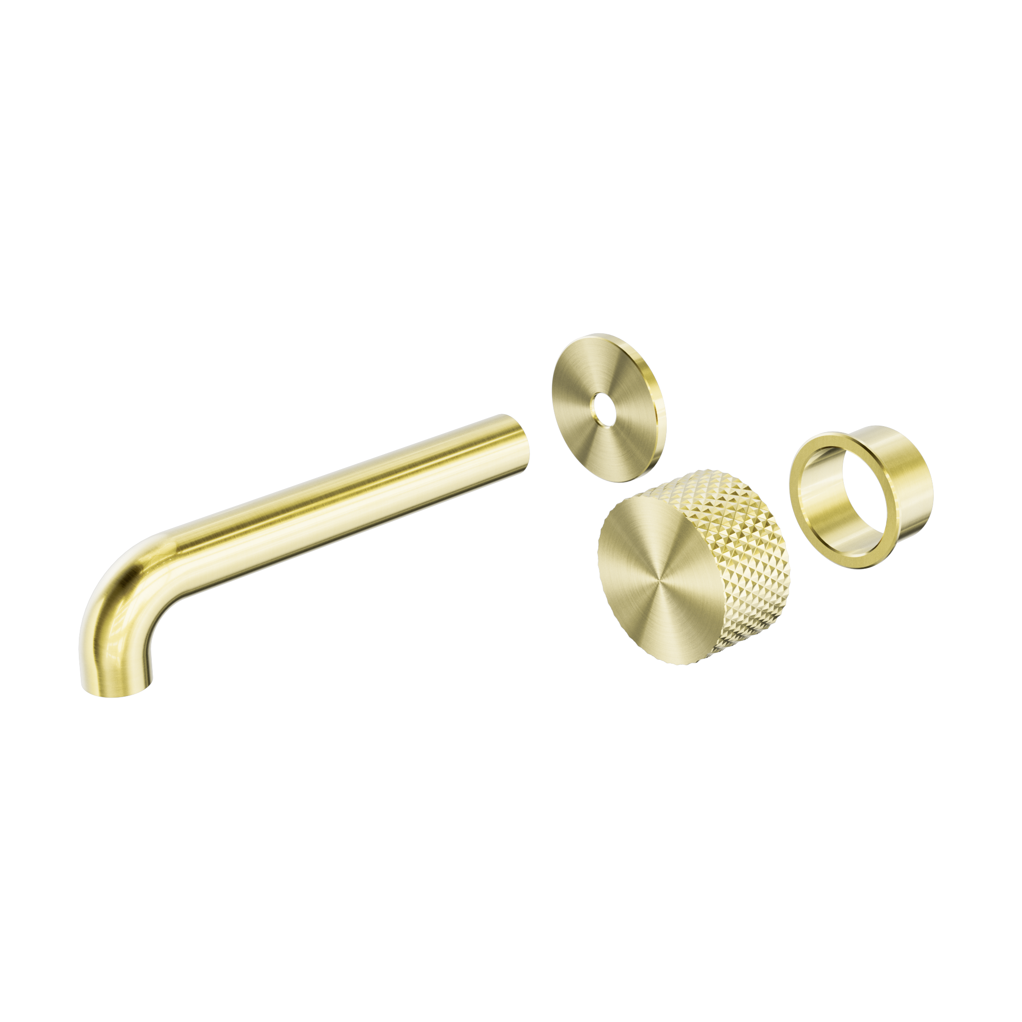 Opal Progressive Wall Basin/Bath Set 160mm Trim Kits Only Brushed Gold