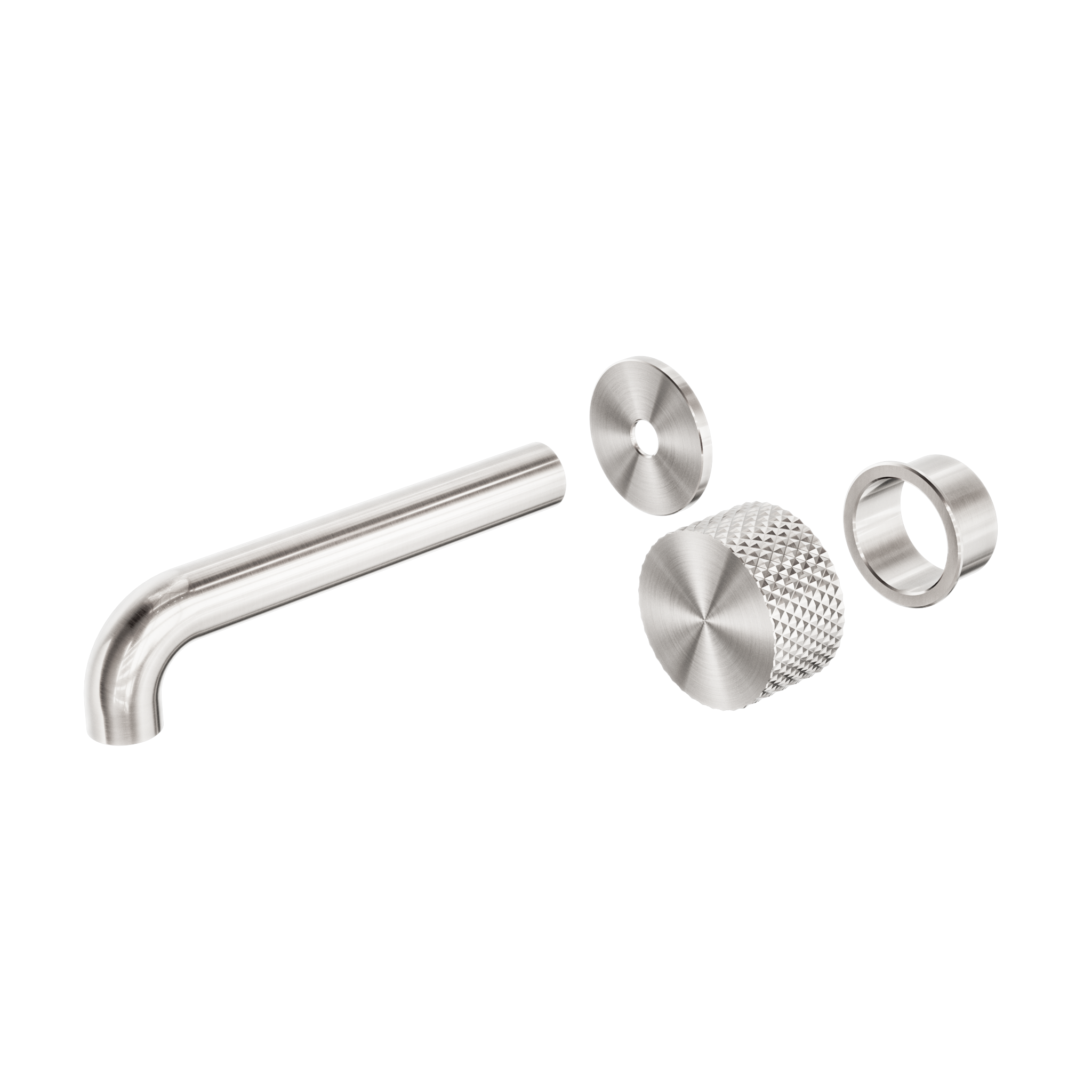 Opal Progressive Wall Basin/Bath Set 260mm Trim Kits Only Brushed Nickel
