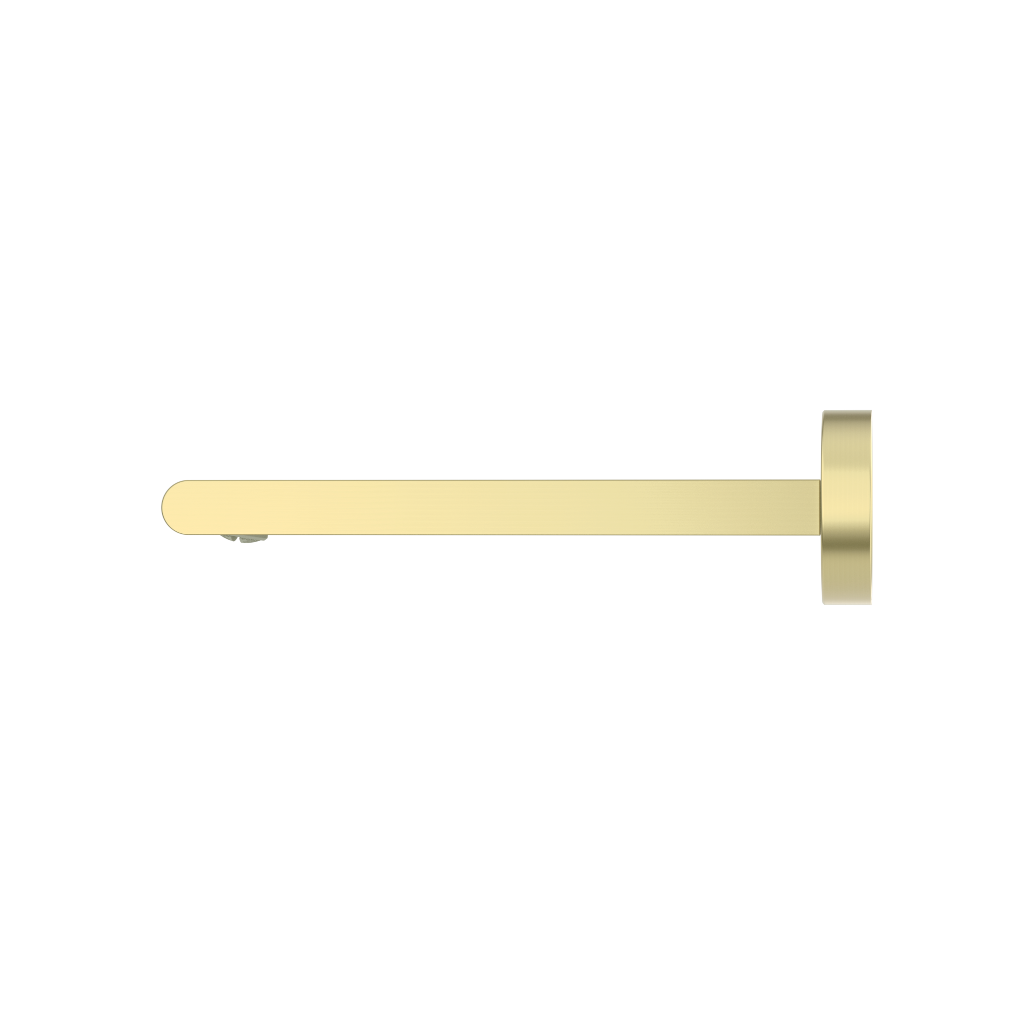 Bianca Fixed Bath Spout Only 240mm Brushed Gold