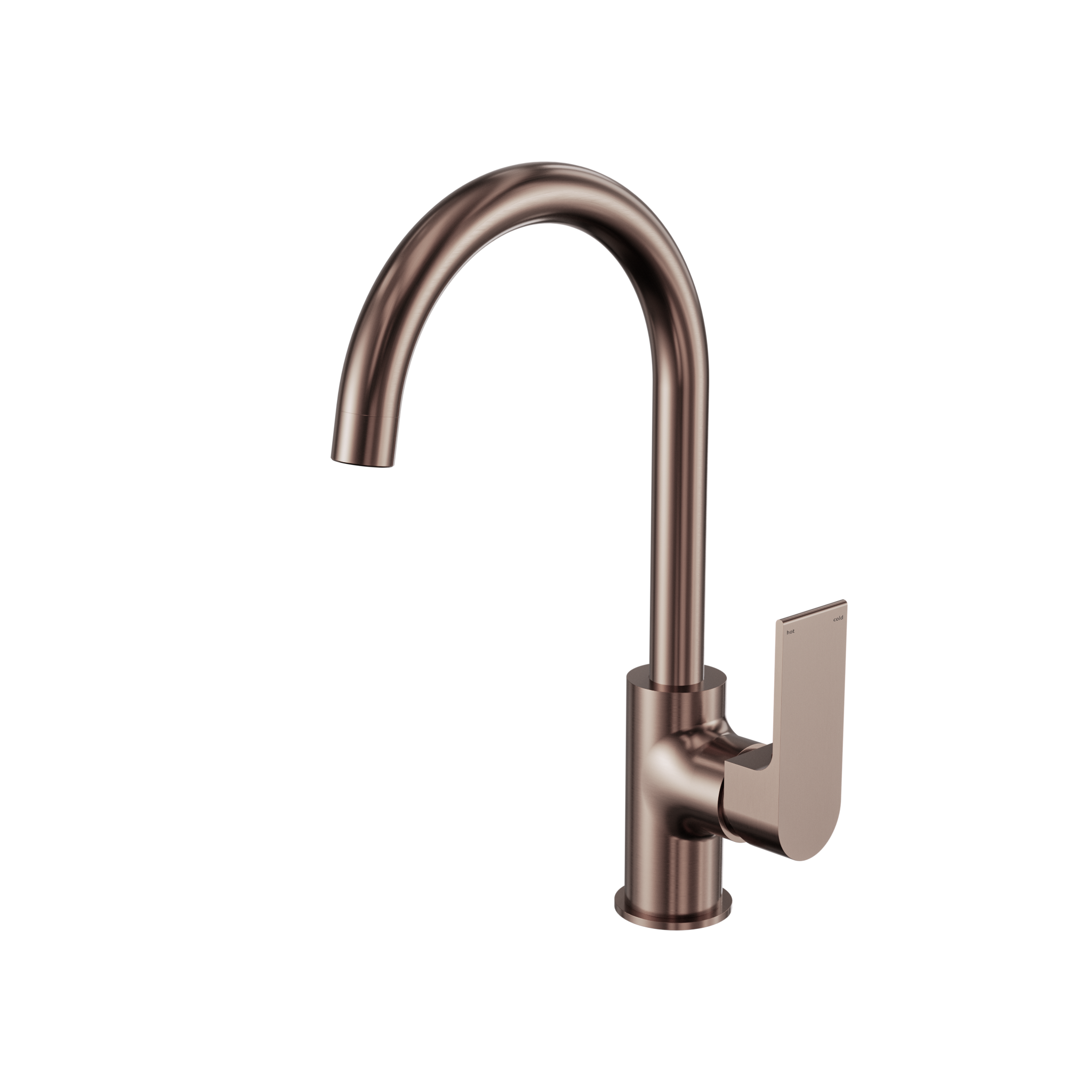 Bianca Kitchen Mixer Gooseneck Spout Brushed Bronze