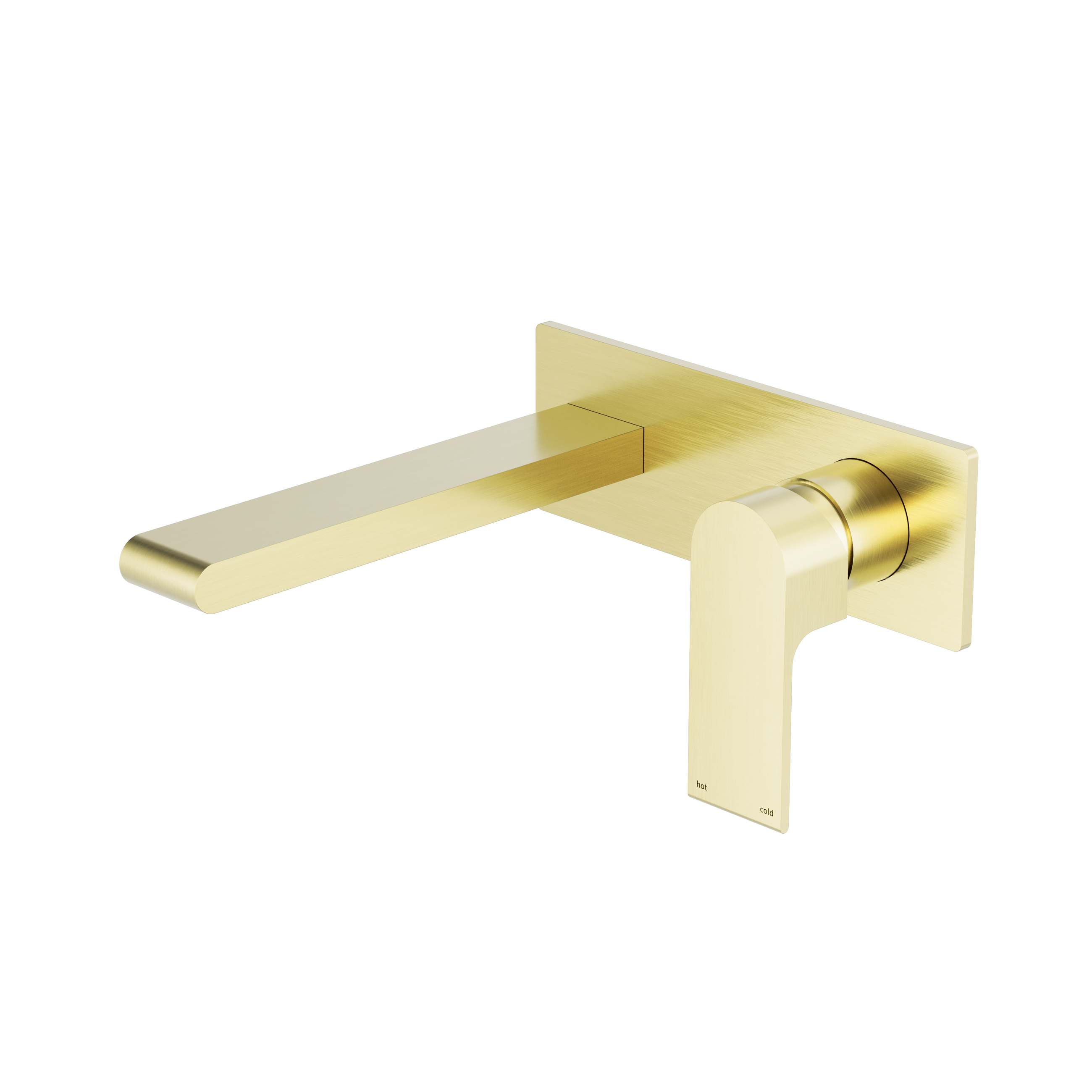 Bianca Wall Basin/Bath Mixer 230mm Brushed Gold