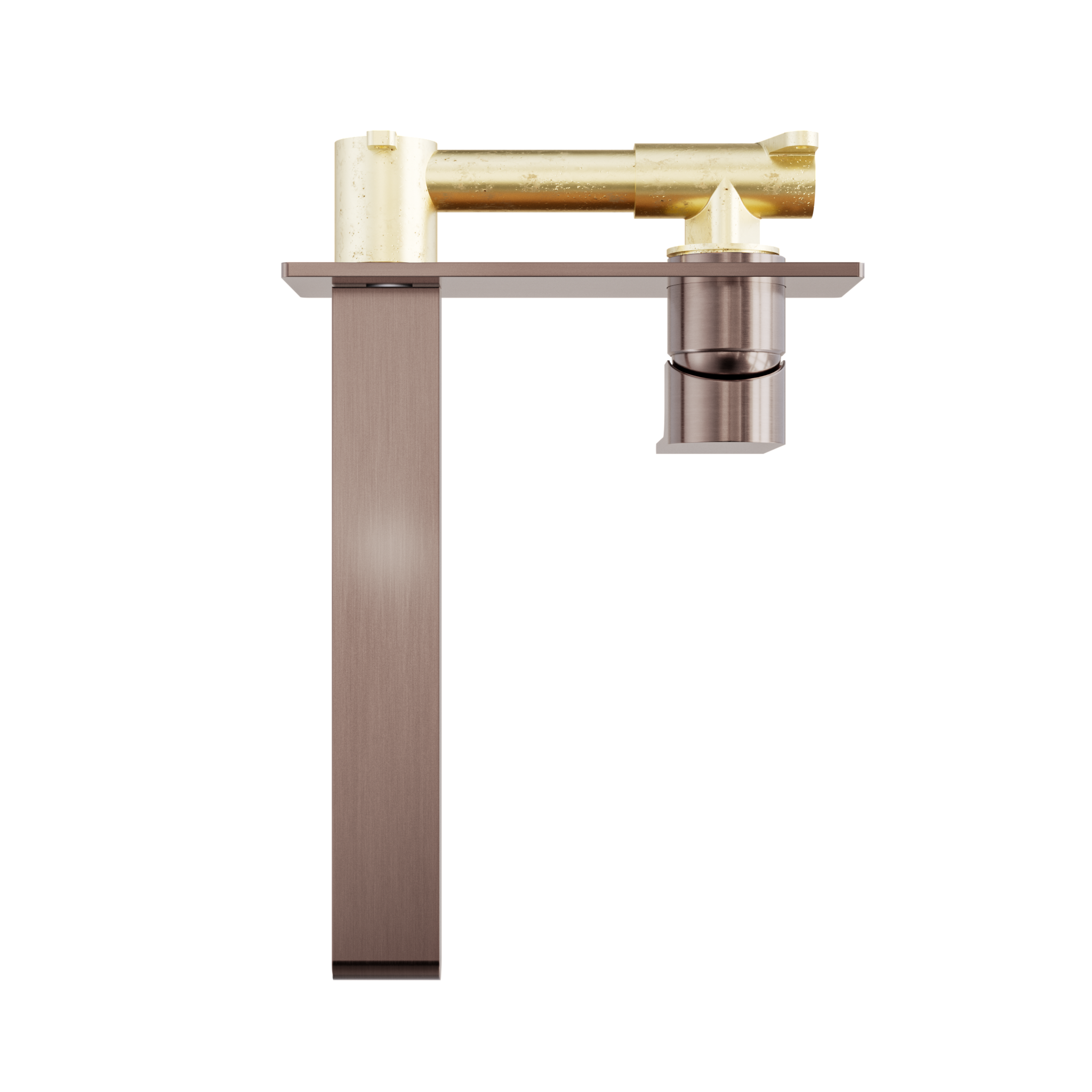 Bianca Wall Basin/Bath Mixer 230mm Brushed Bronze