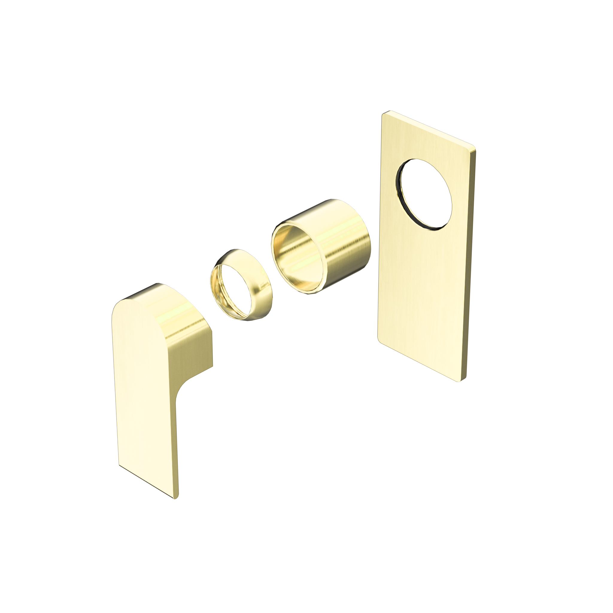 Bianca Shower Mixer Trim Kits Only Brushed Gold