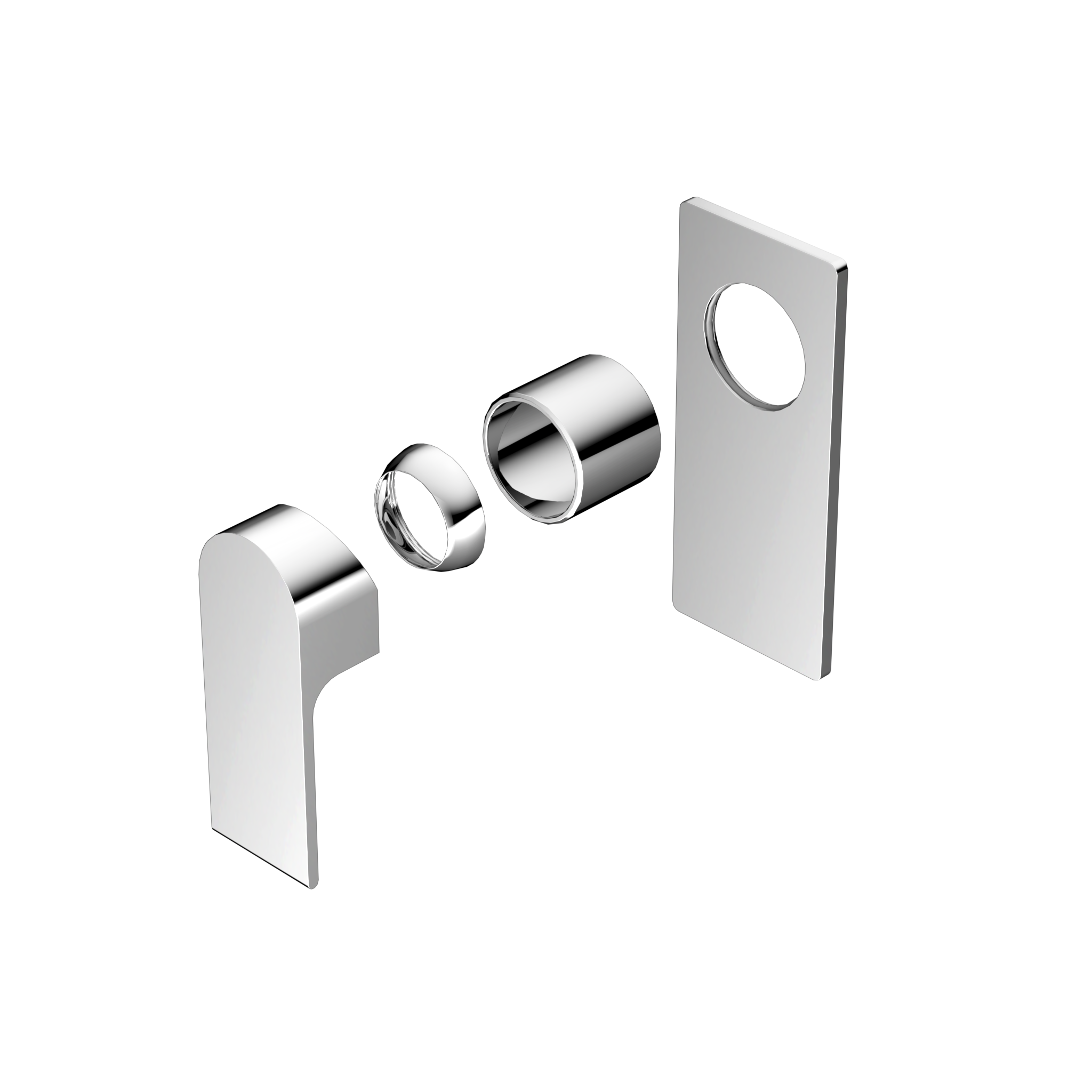 Bianca Shower Mixer Trim Kits Only Chrome