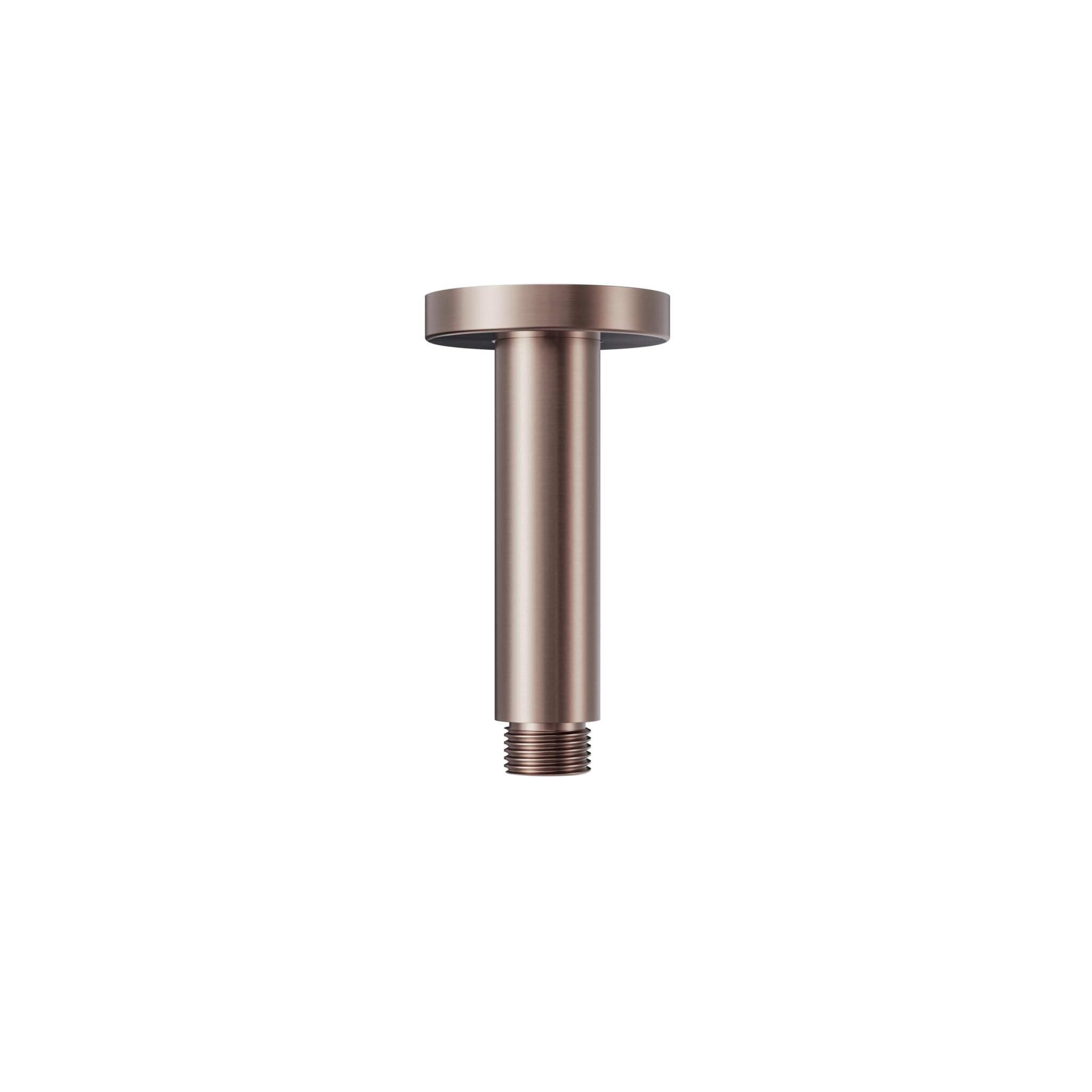 Round Ceiling Arm 100mm Length Brushed Bronze
