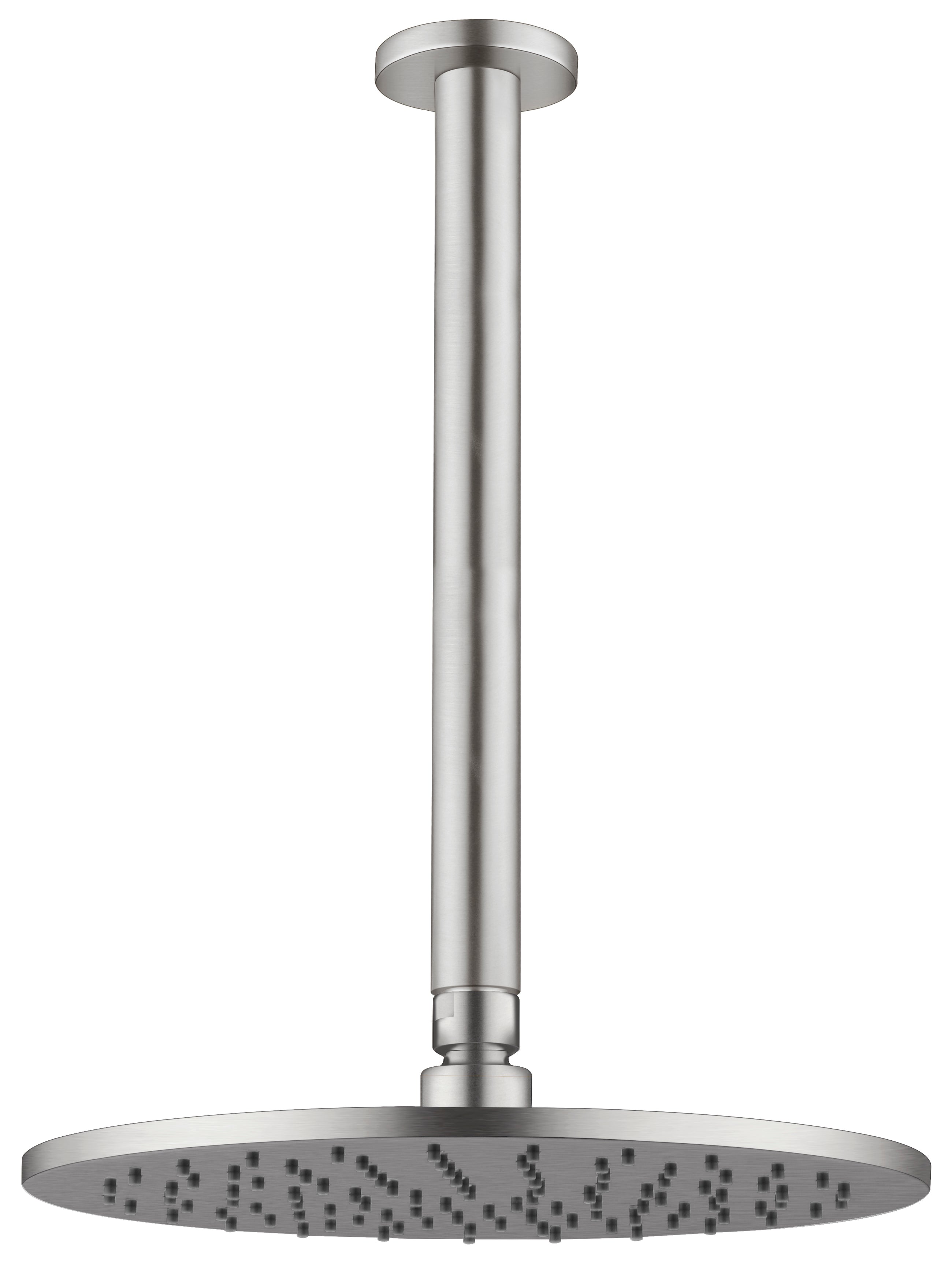 250mm Round Shower Head Brushed Nickel