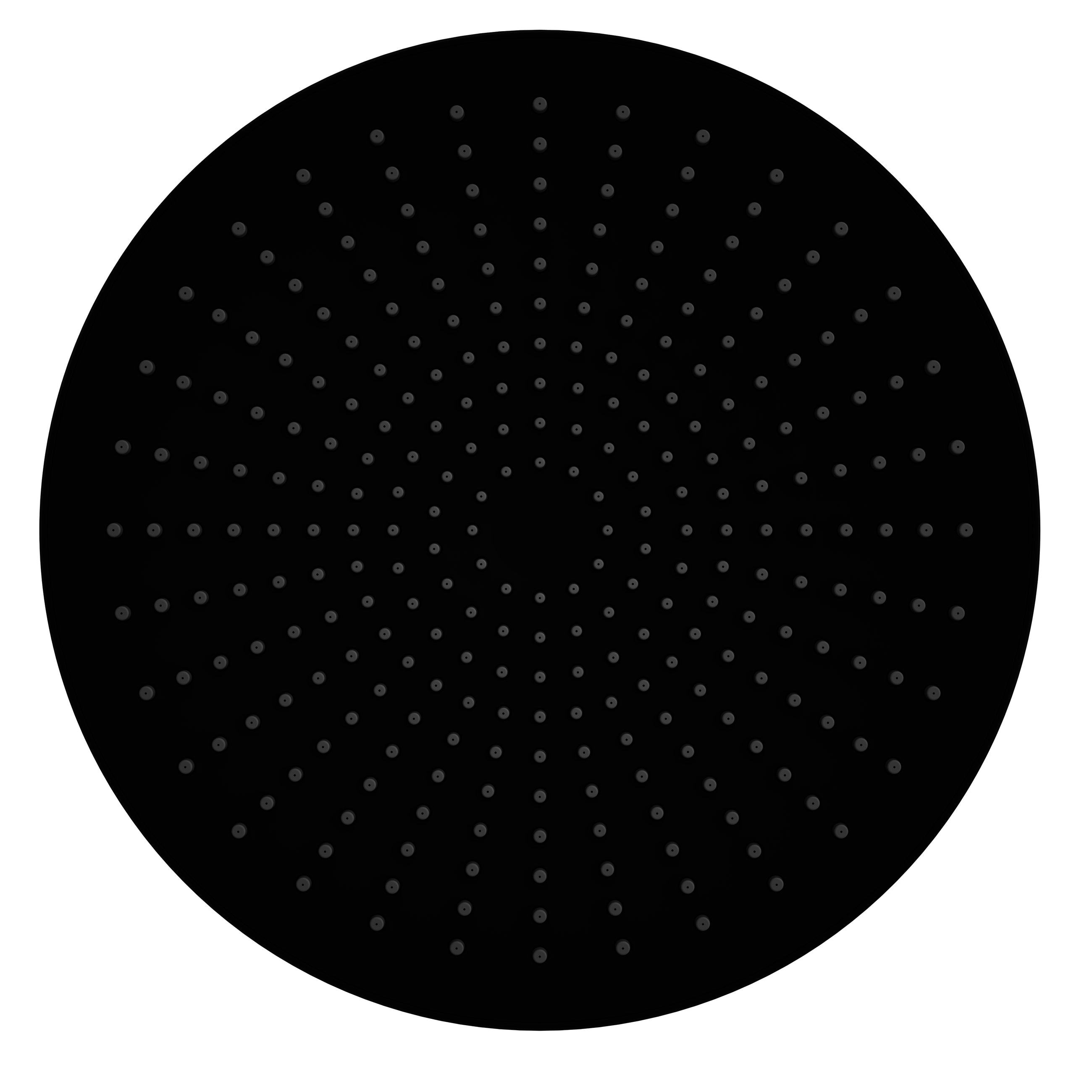 Opal 250mm Shower Head Matte Black