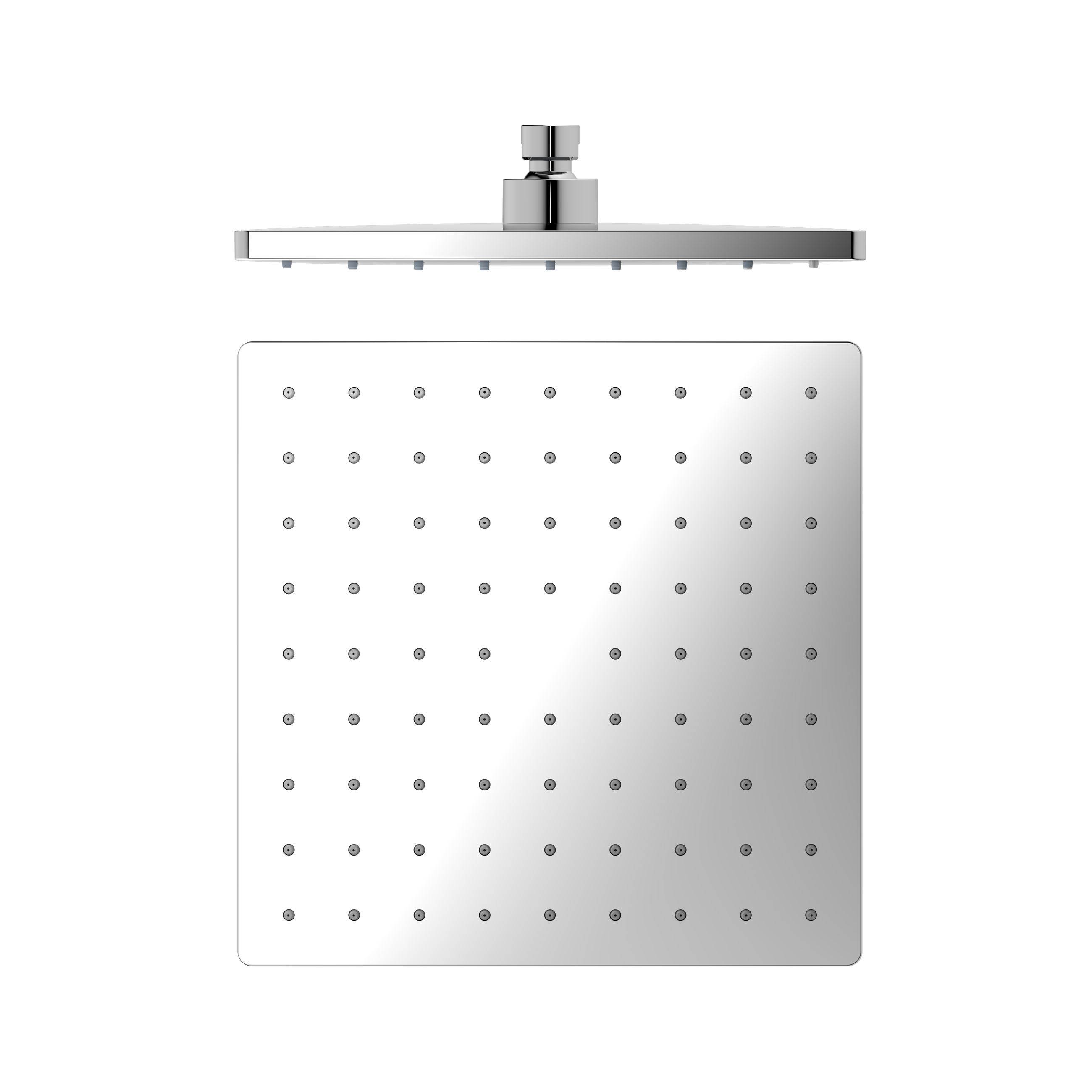 250mm ABS Square Shower Head Chrome