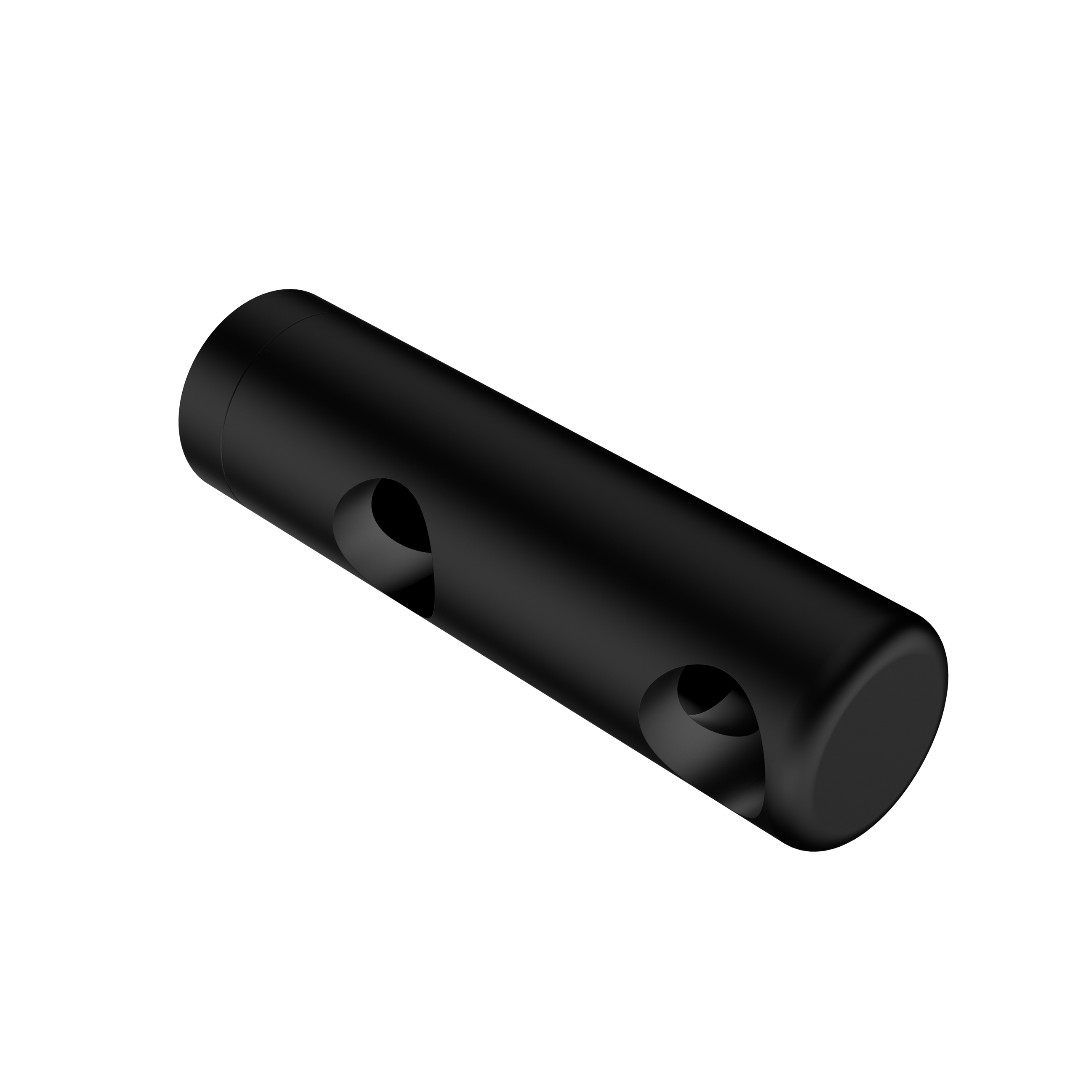 Mecca Care Make Your Own 25mm Grab Rail Double Towel Bracket Right Matte Black