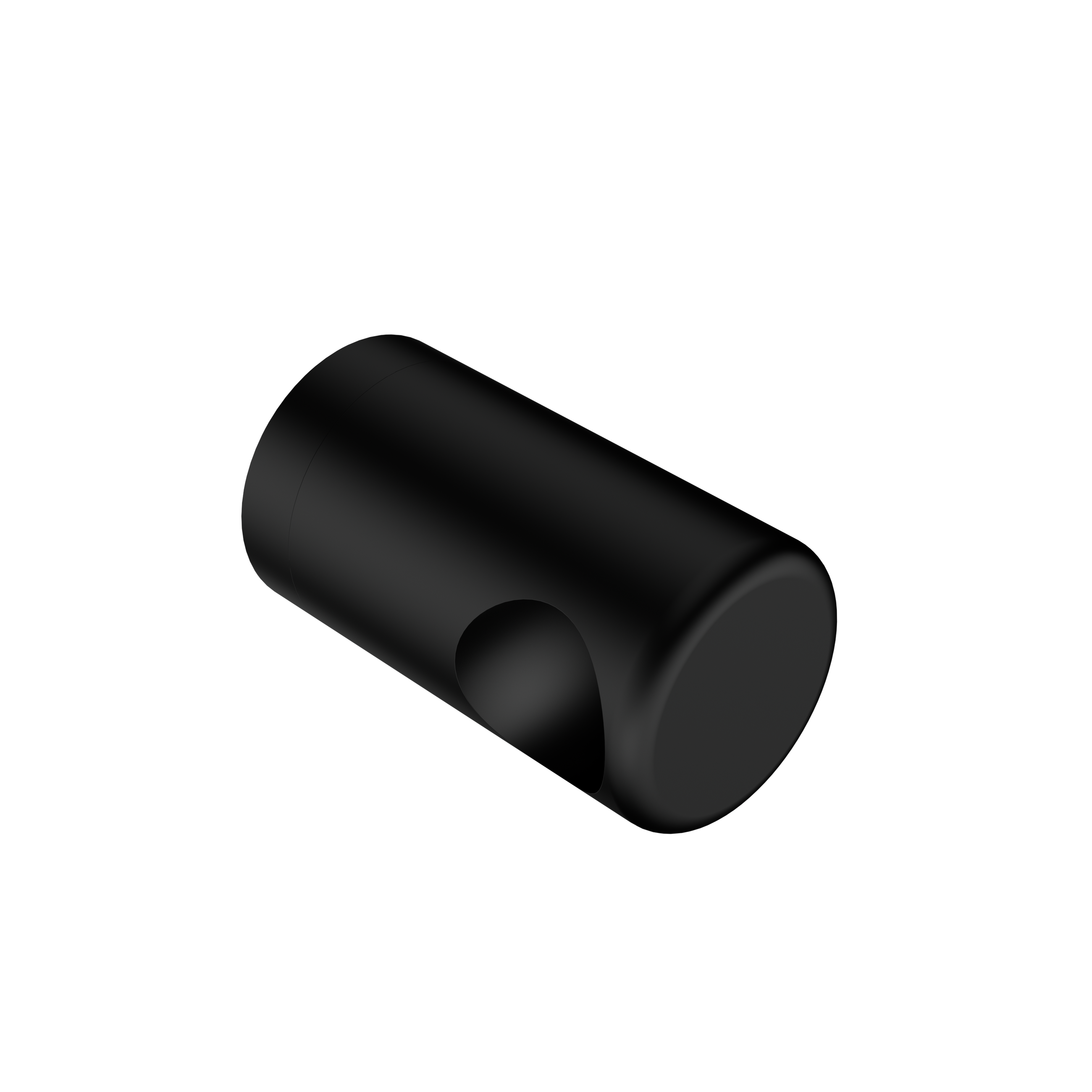 Mecca Care Make Your Own 32mm Grab Rail End Bracket Matte Black