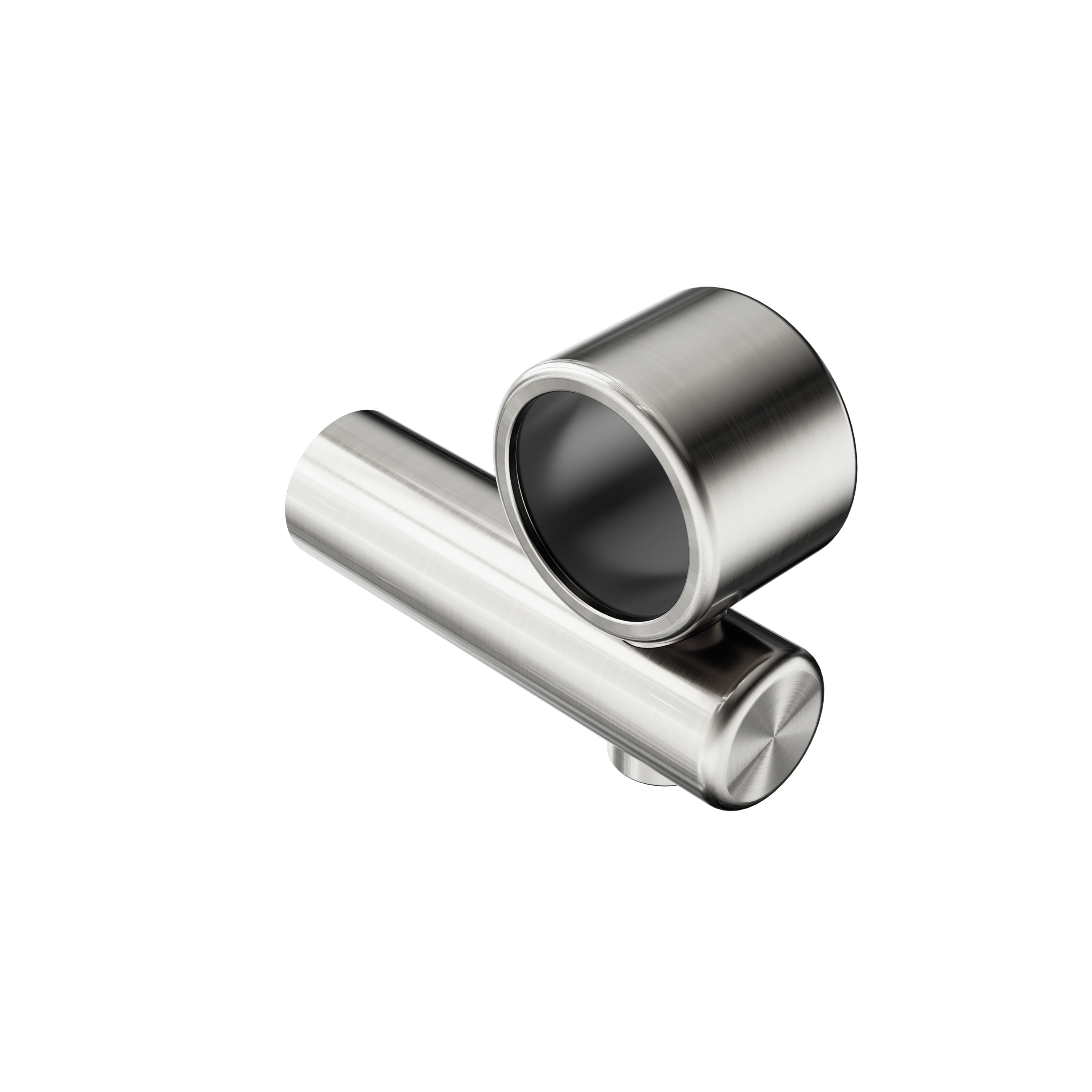 Mecca Care Make Your Own 32mm Hand Rail Undermount Mid Bracket Brushed Nickel